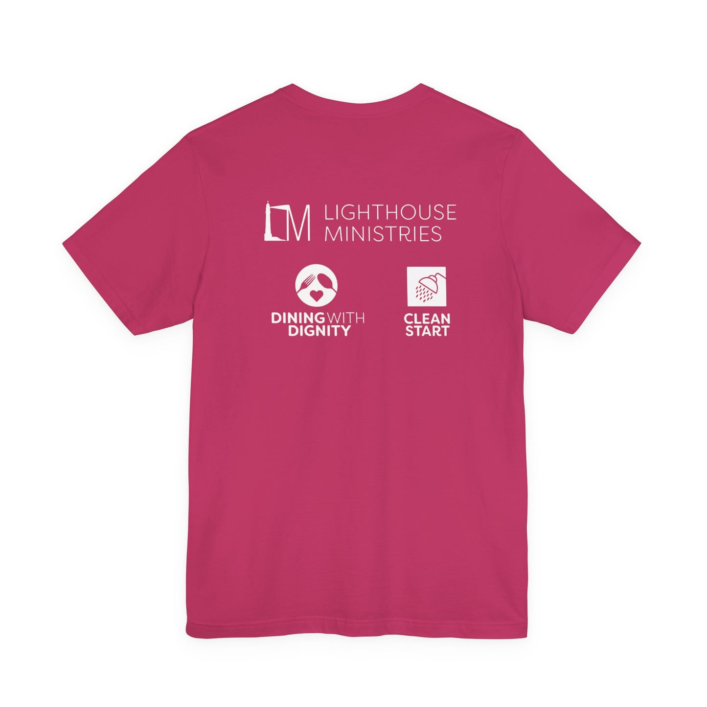Lighthouse Tee White Print