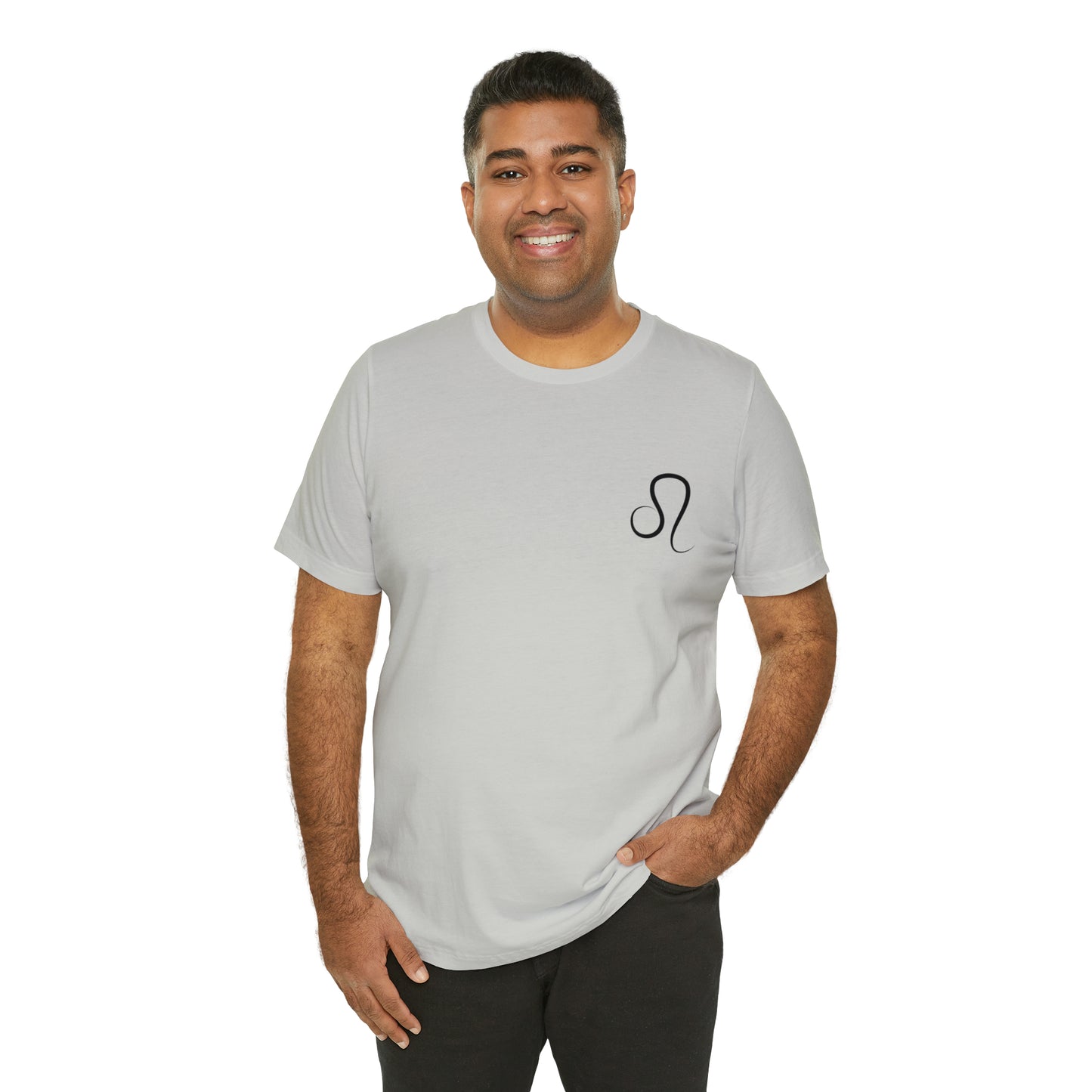 Leo Simple Unisex Jersey Short Sleeve Tee