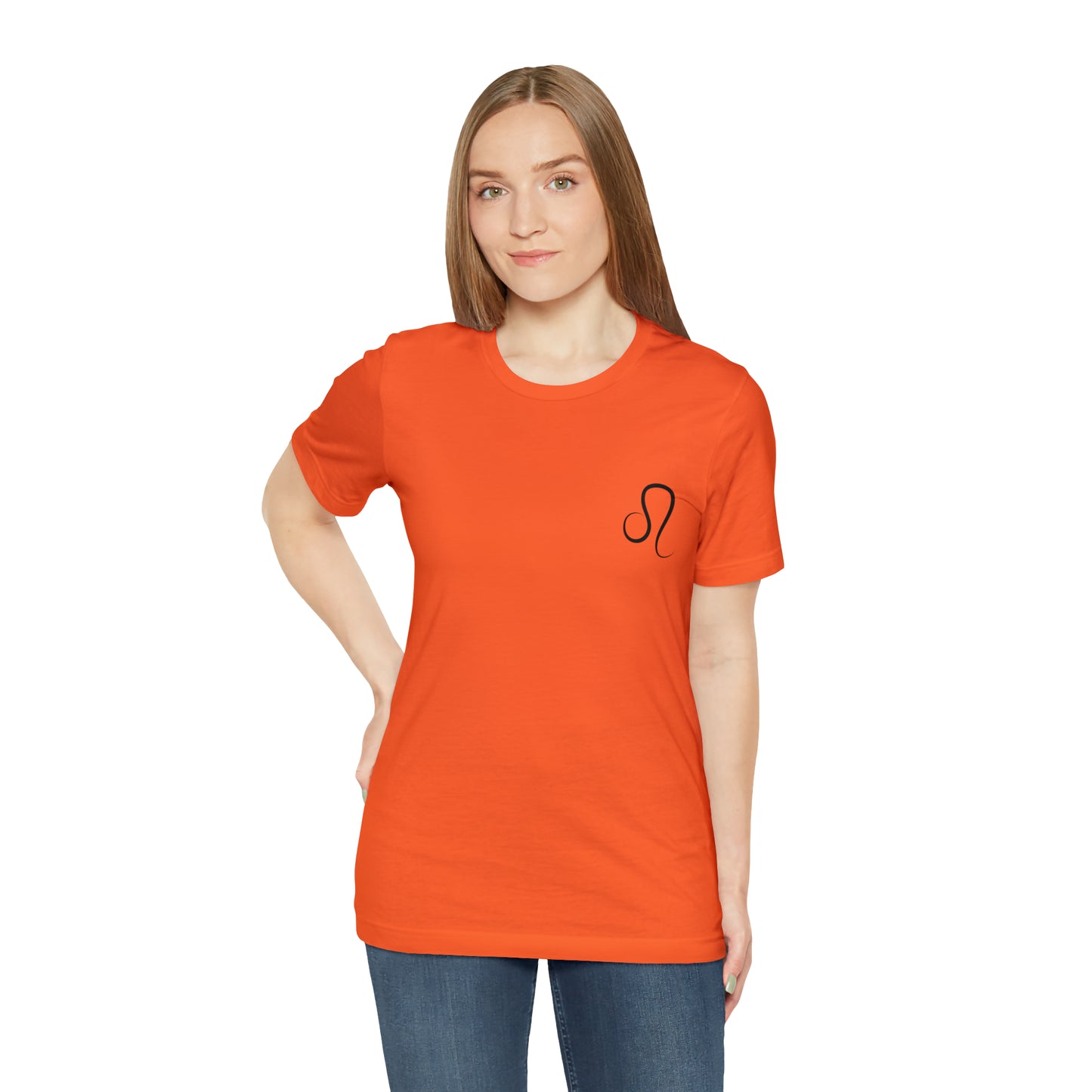 Leo Simple Unisex Jersey Short Sleeve Tee