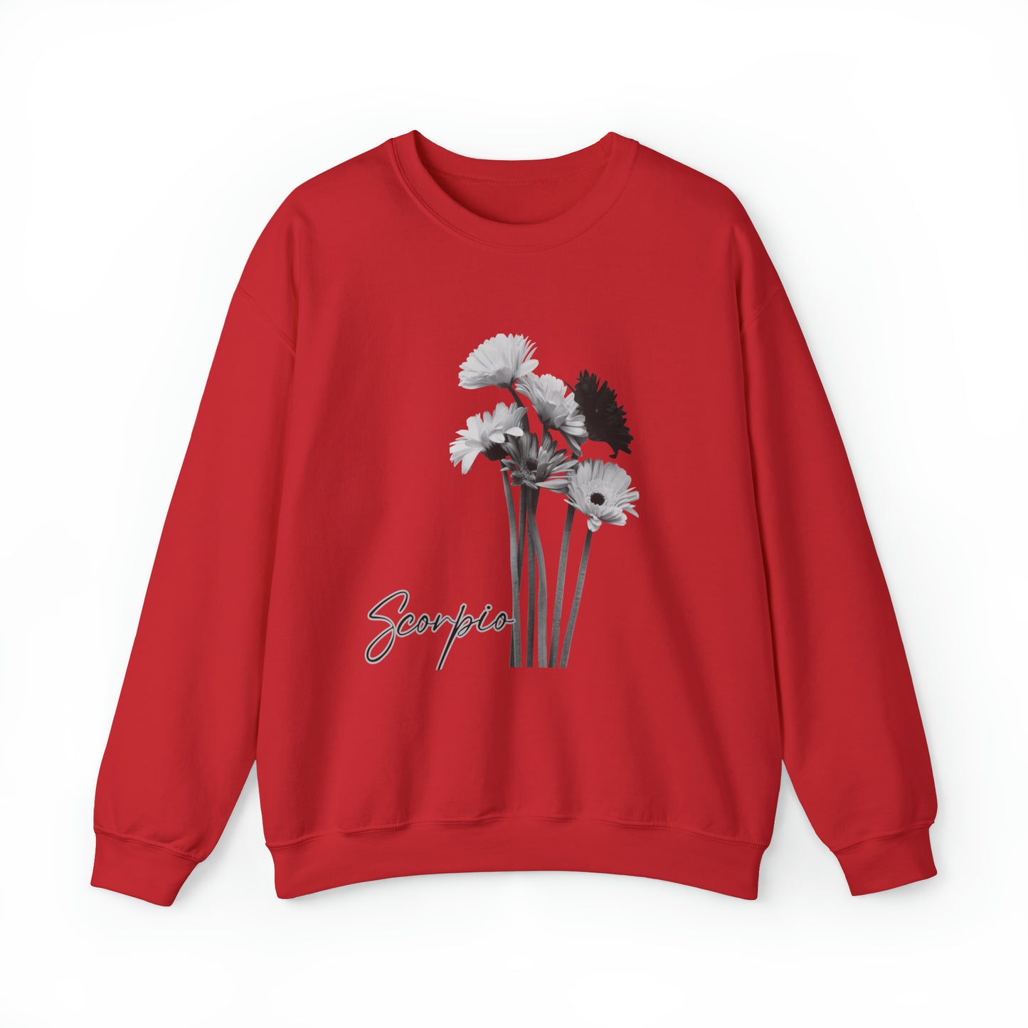 Scorpio Gerberas Unisex Heavy Blend Crewneck Sweatshirt