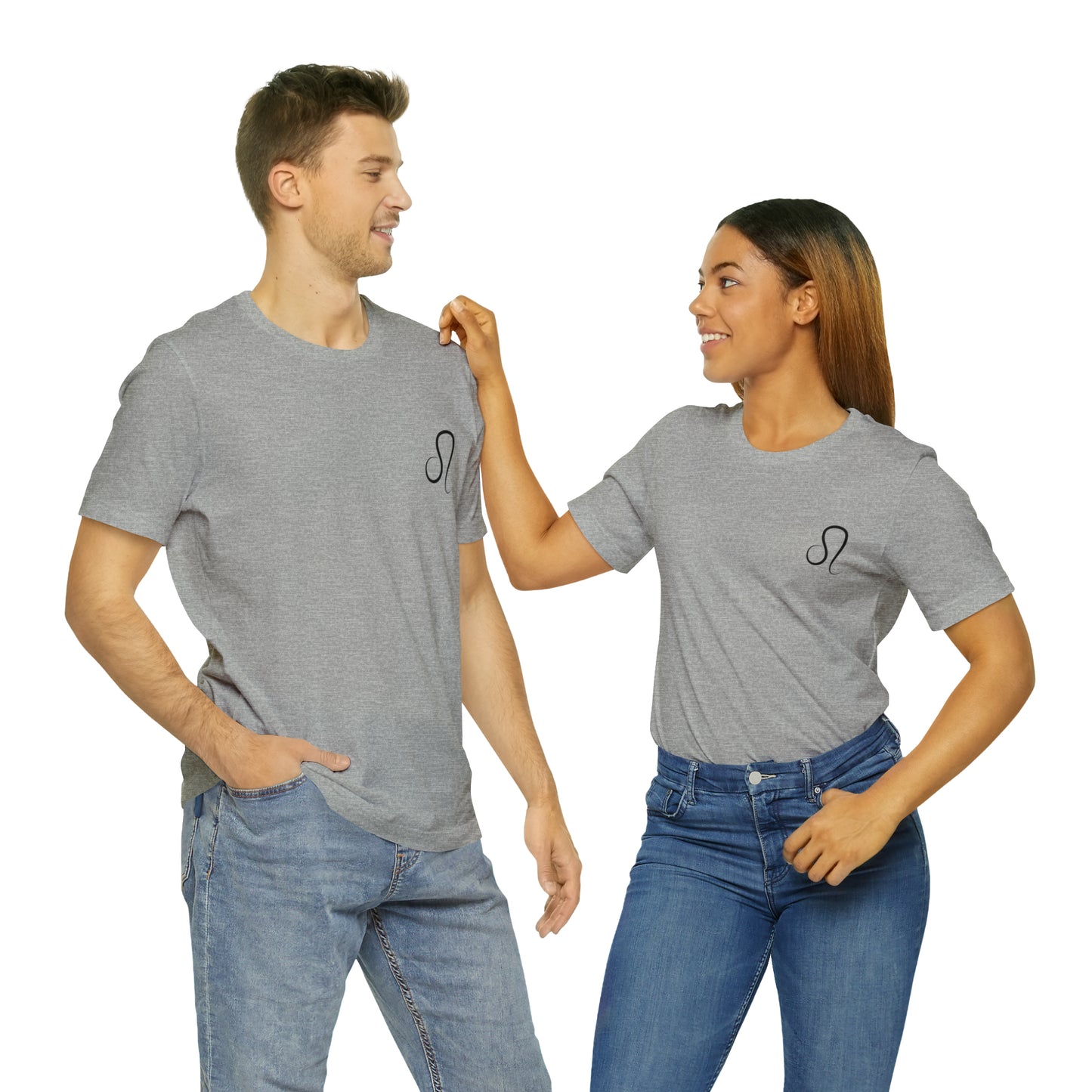 Leo Simple Unisex Jersey Short Sleeve Tee