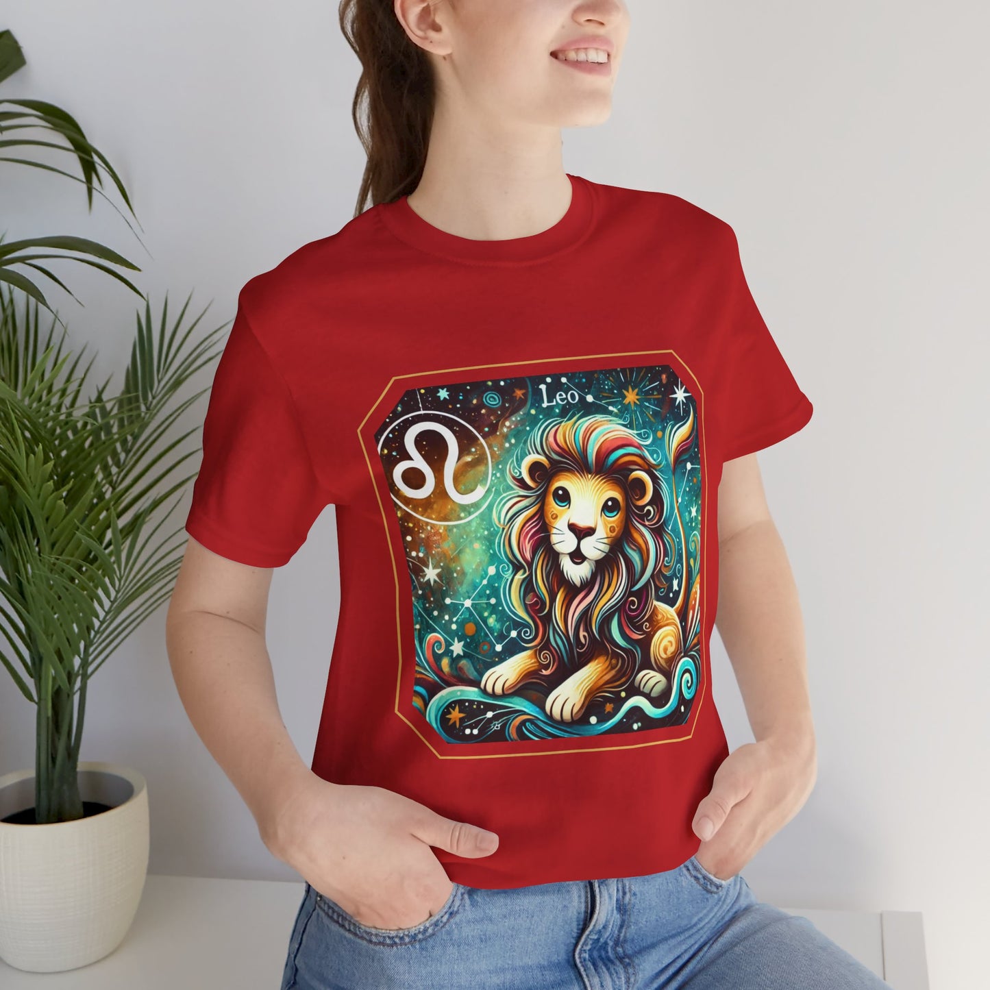 Leo Framed Zodiac Name T-Shirt