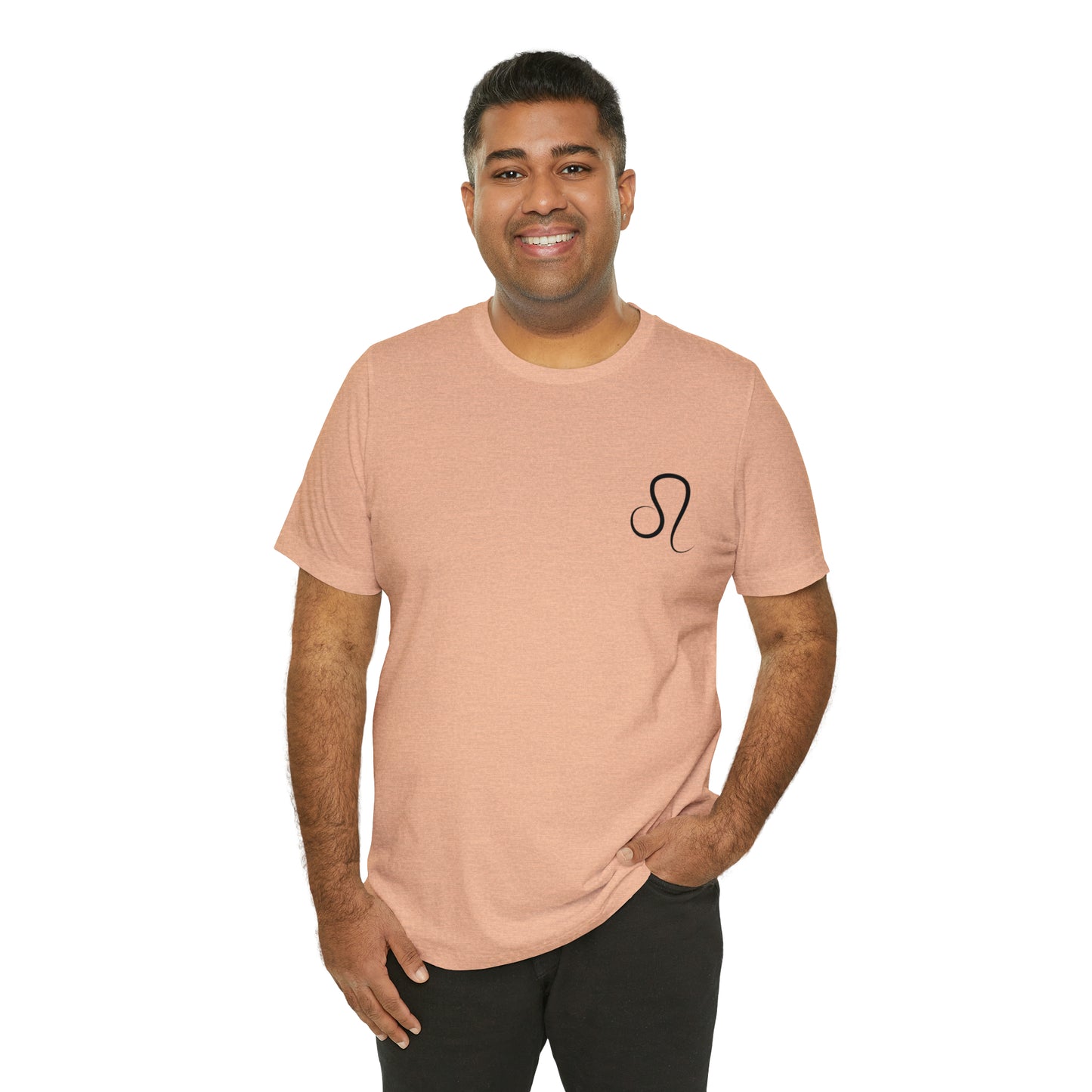 Leo Simple Unisex Jersey Short Sleeve Tee