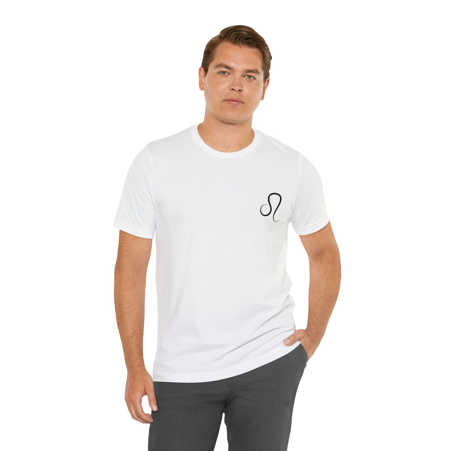 Leo Simple Unisex Jersey Short Sleeve Tee