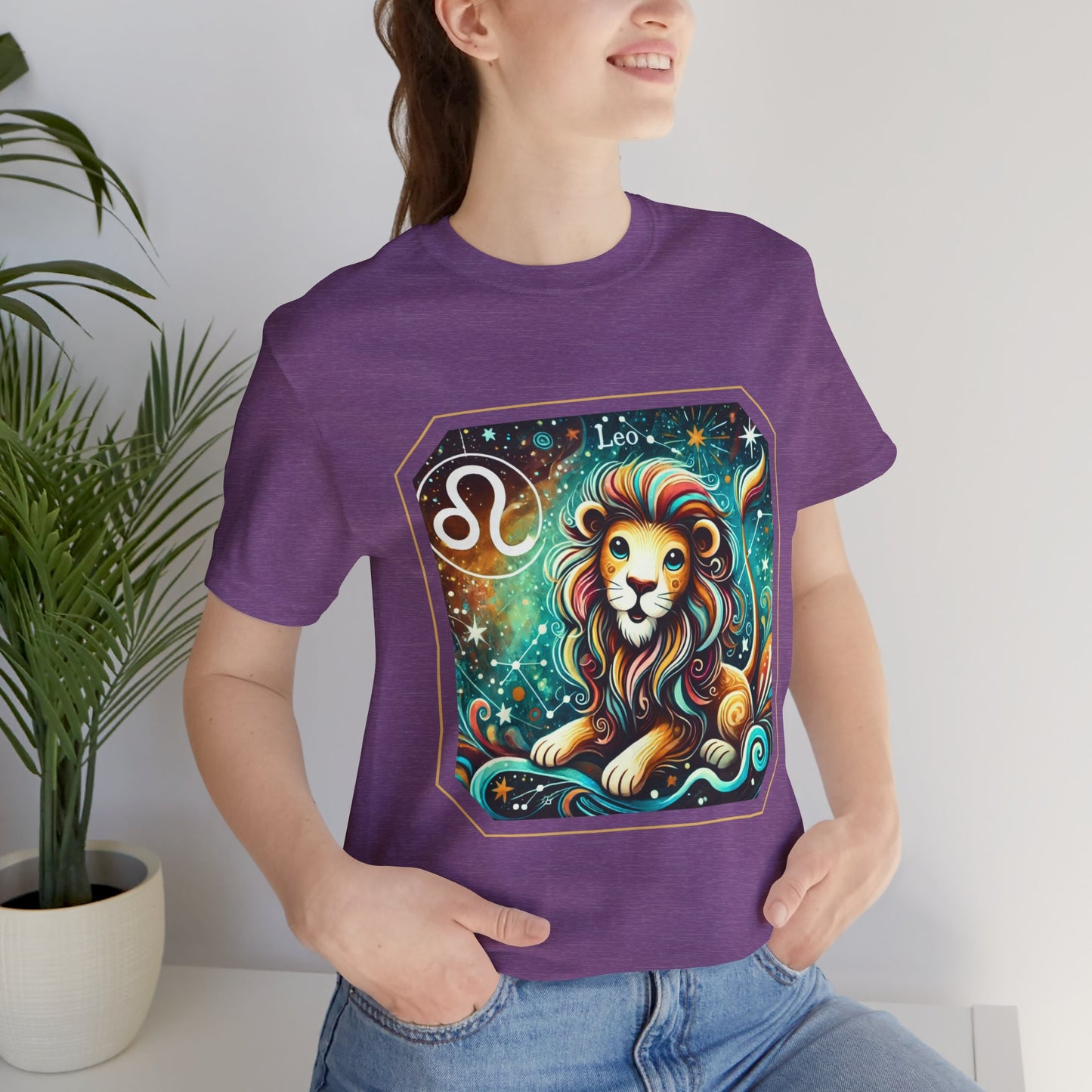 Leo Framed Zodiac Name T-Shirt