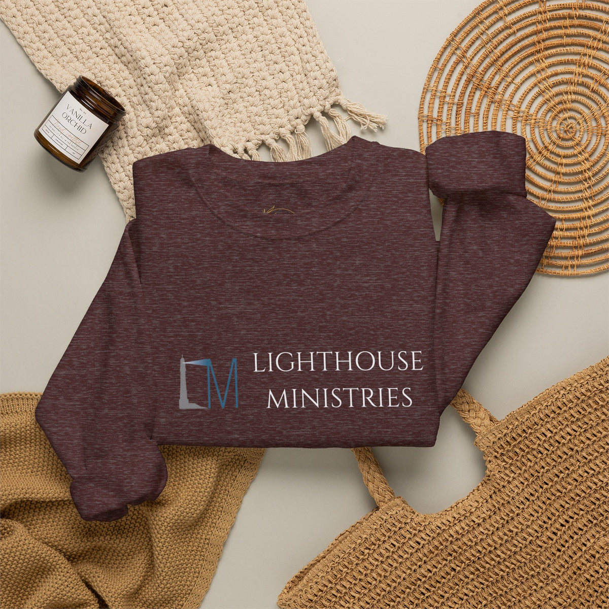 Lighthouse Ministries Crewneck Sweatshirt (light logo)