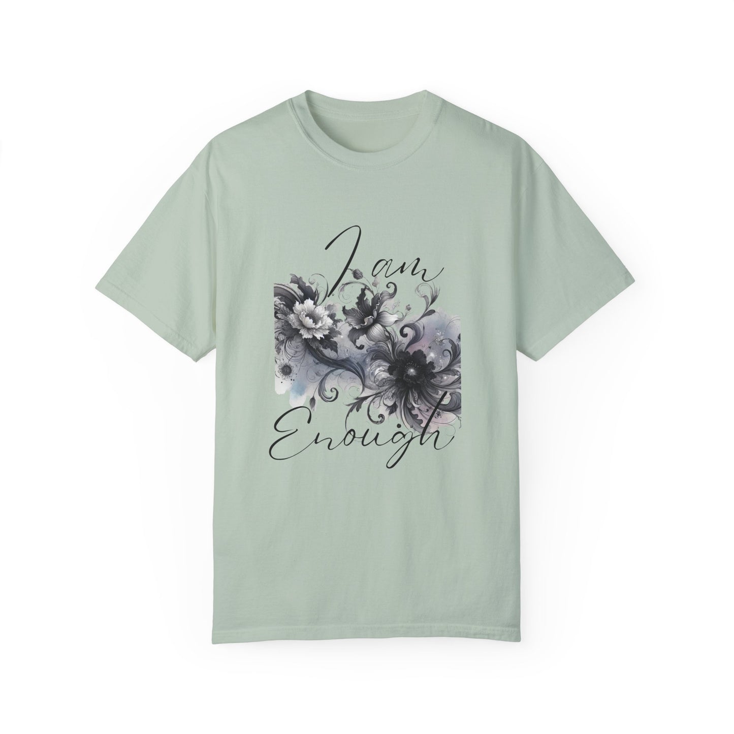 I Am Personalized Shirt Customizable 'I Am Enough' Tee Inspirational Design Affirmation T-Shirt