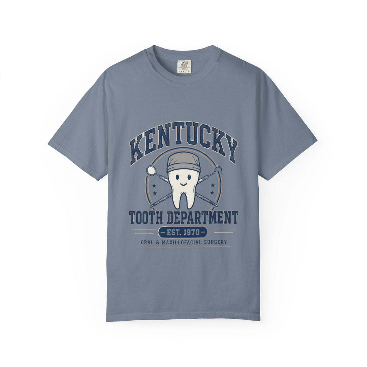 KCOMS Kentucky Tooth Department T-Shirt — Dental Clinic Funny Tooth Mascot Tee