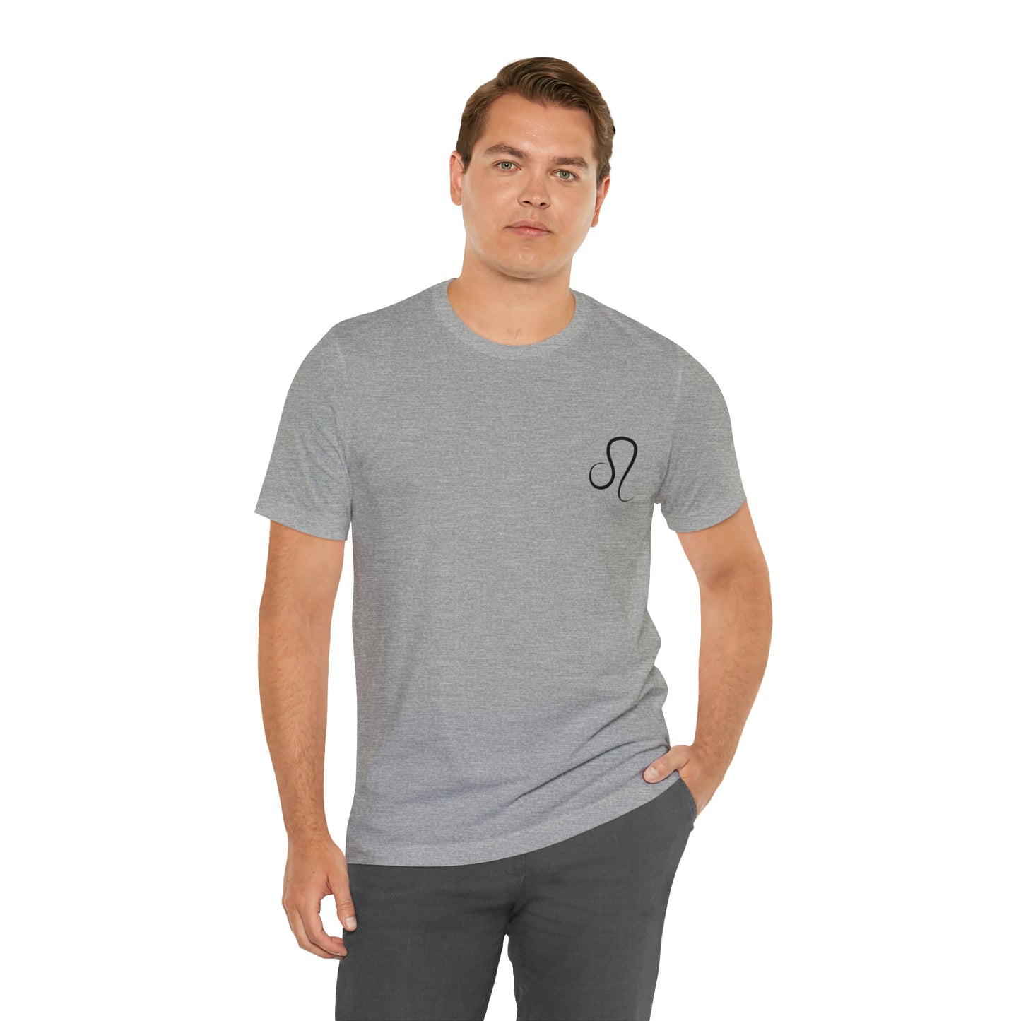 Leo Simple Unisex Jersey Short Sleeve Tee