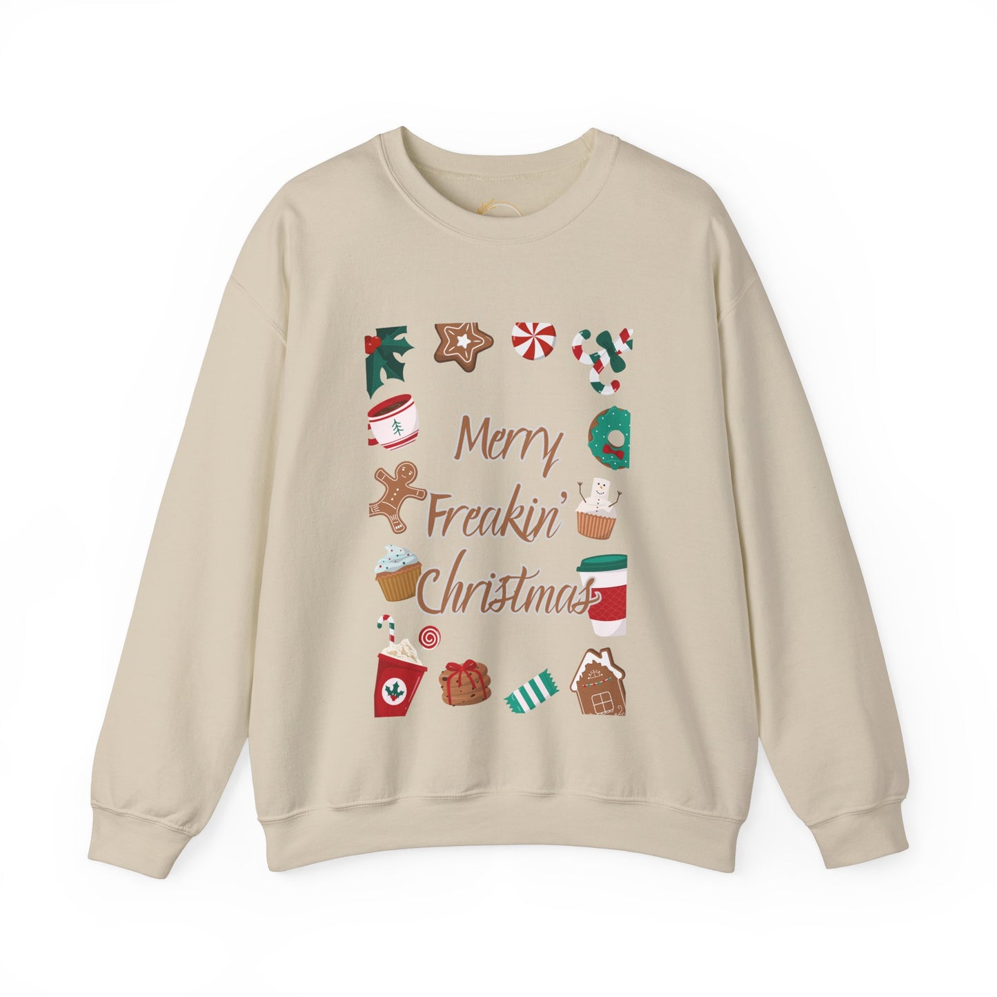 Merry Freakin' Christmas Shirt - Funny Holiday Tee - Unique Christmas Humor Design