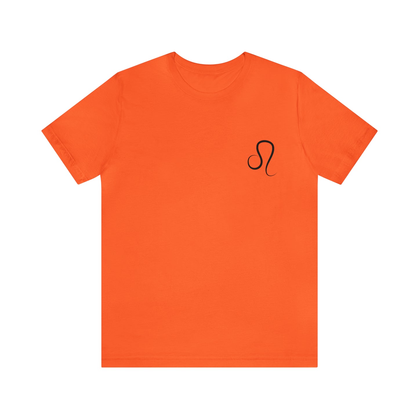 Leo Simple Unisex Jersey Short Sleeve Tee