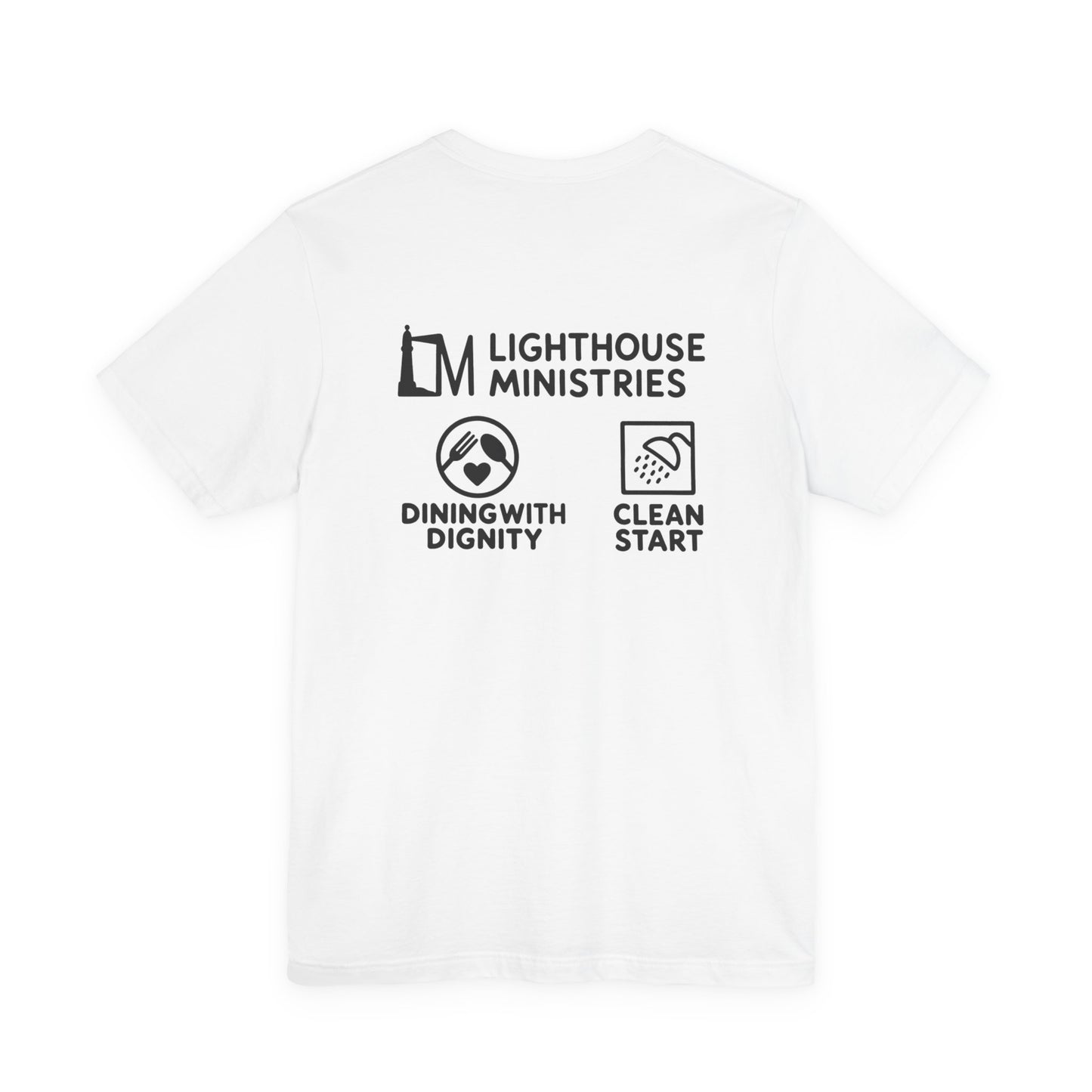 Lighthouse Tee Black Print
