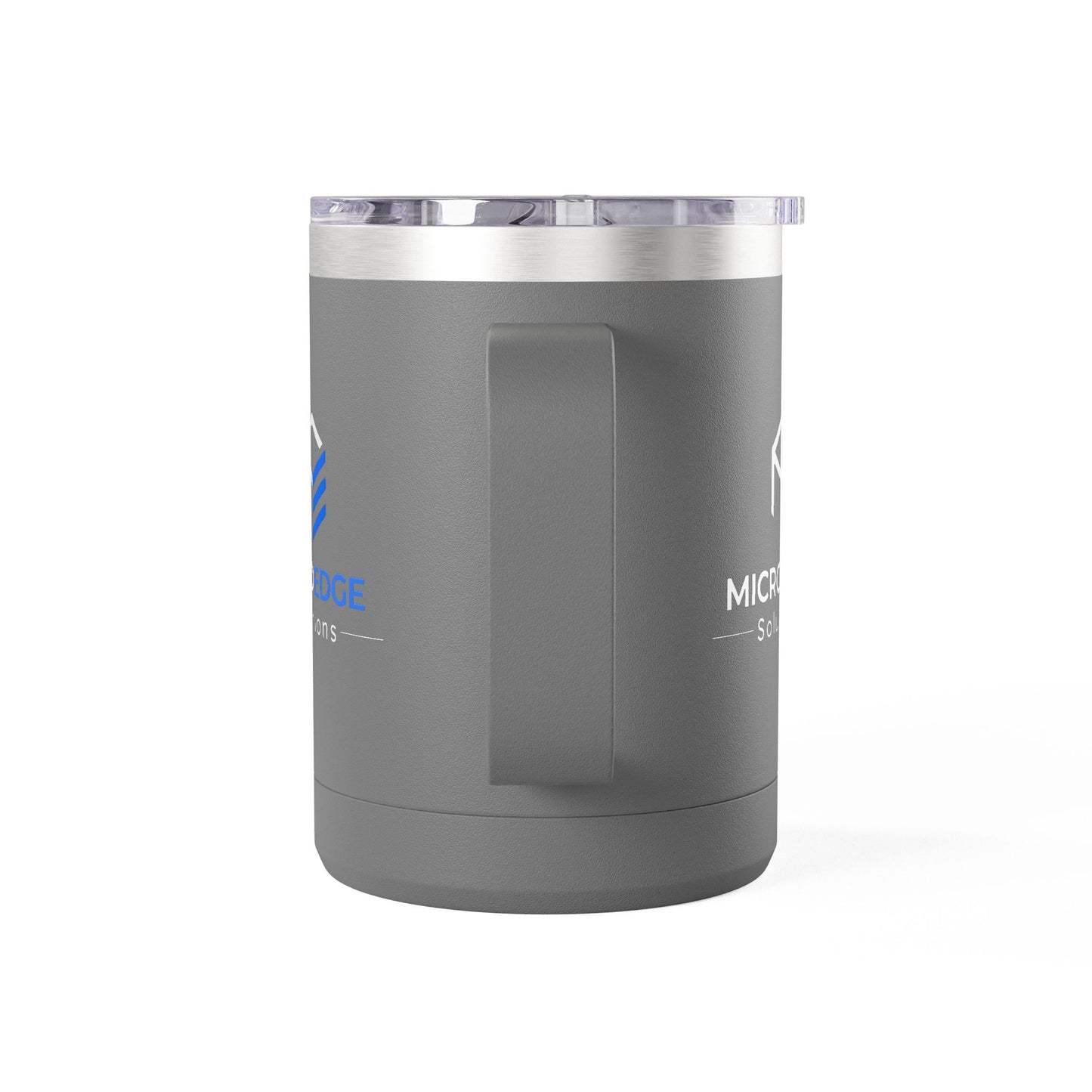 MicroEdge Solutions 15oz Insulated Coffee Tumbler - Logo Stainless Steel Travel Mug