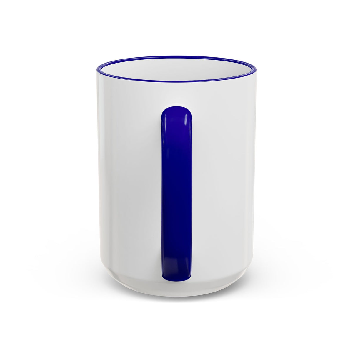 KCOMS Retro Wave Accent Rim & Handle Mug (11oz, 15oz)