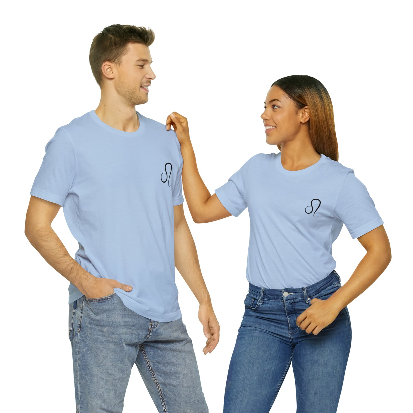 Leo Simple Unisex Jersey Short Sleeve Tee