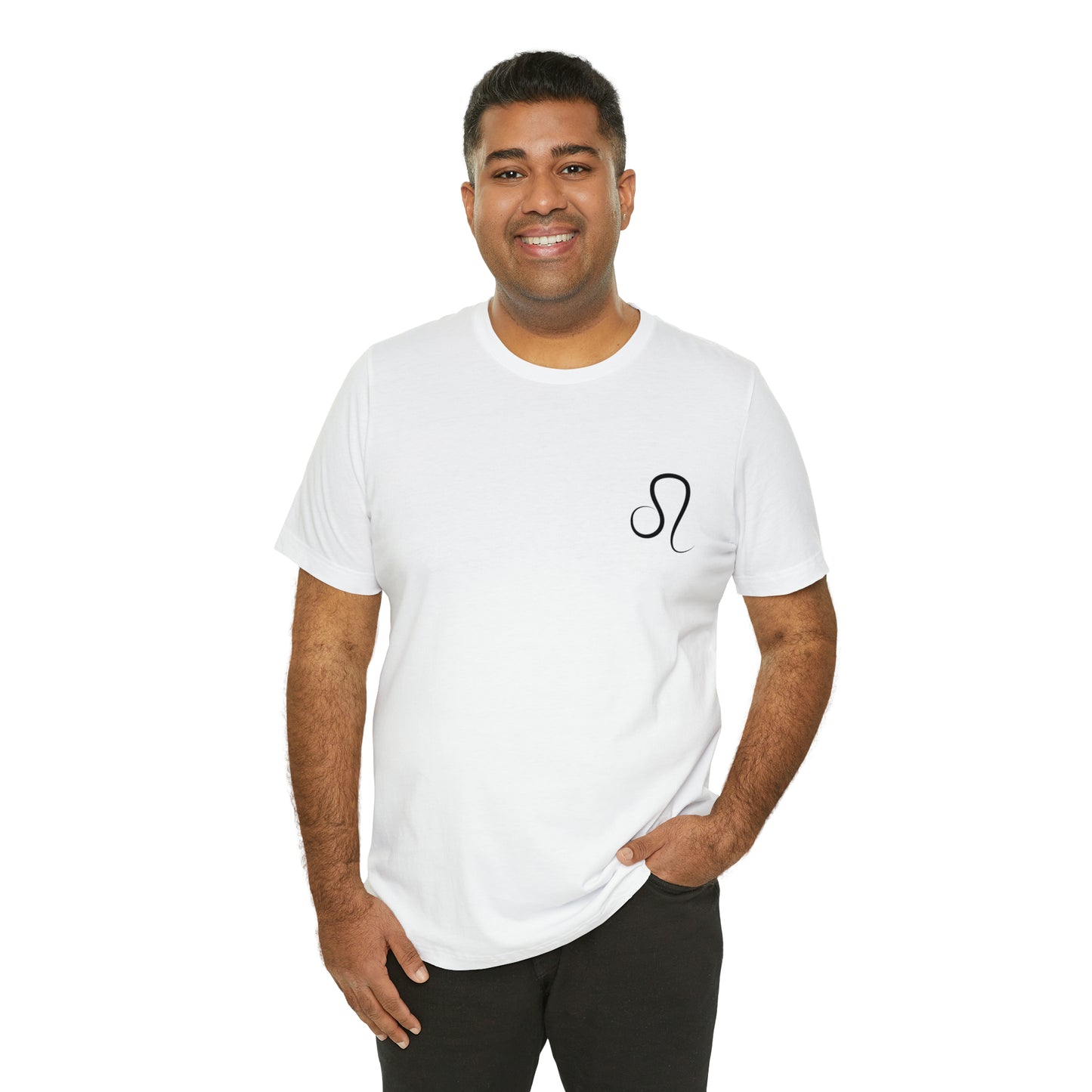 Leo Simple Unisex Jersey Short Sleeve Tee