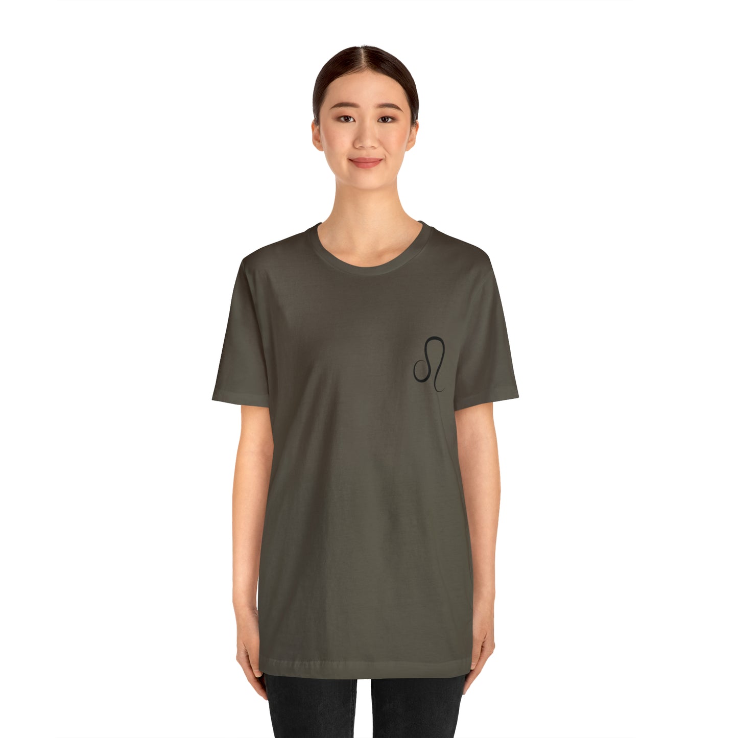 Leo Simple Unisex Jersey Short Sleeve Tee