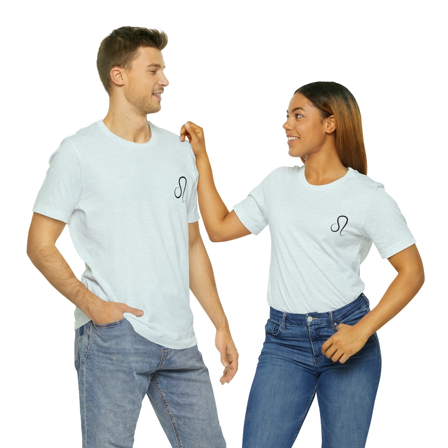 Leo Simple Unisex Jersey Short Sleeve Tee