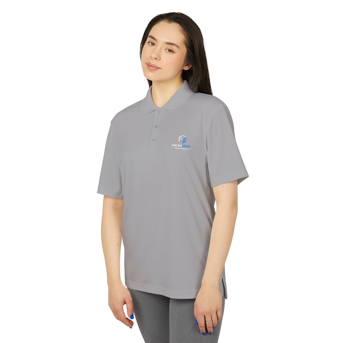 Adidas Performance Polo Shirt — White Logo