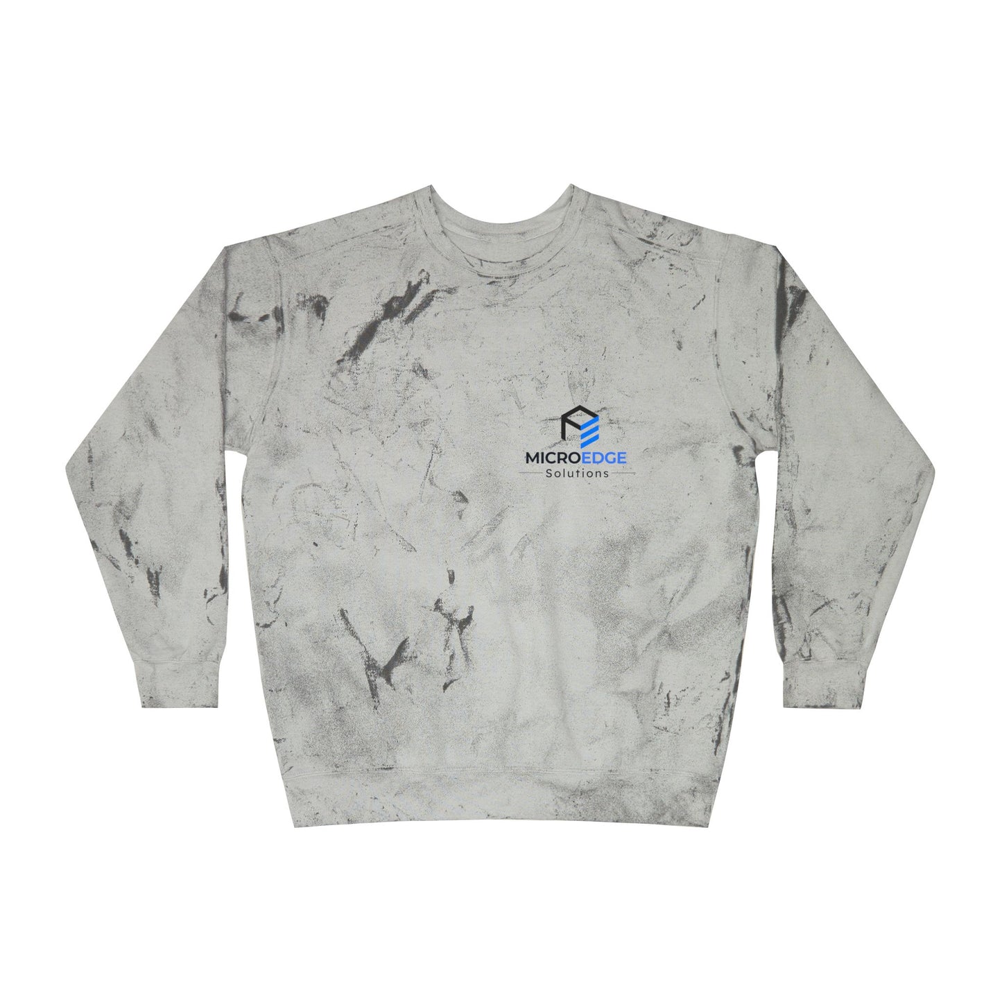 Marble Wash Crewneck Sweatshirt — MicroEdge Logo