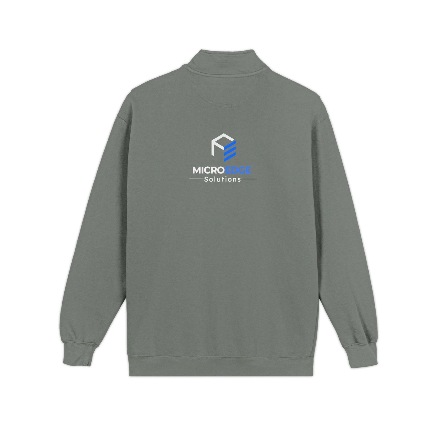 Quarter-Zip Sweatshirt — MicroEdge Solutions Logo Performance Pullover