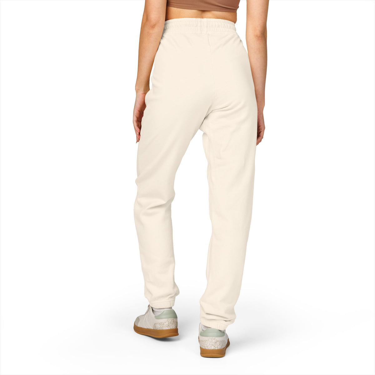 Cozy Night Sky Sweatpants — Embroidered Moon & Stars Fleece Joggers