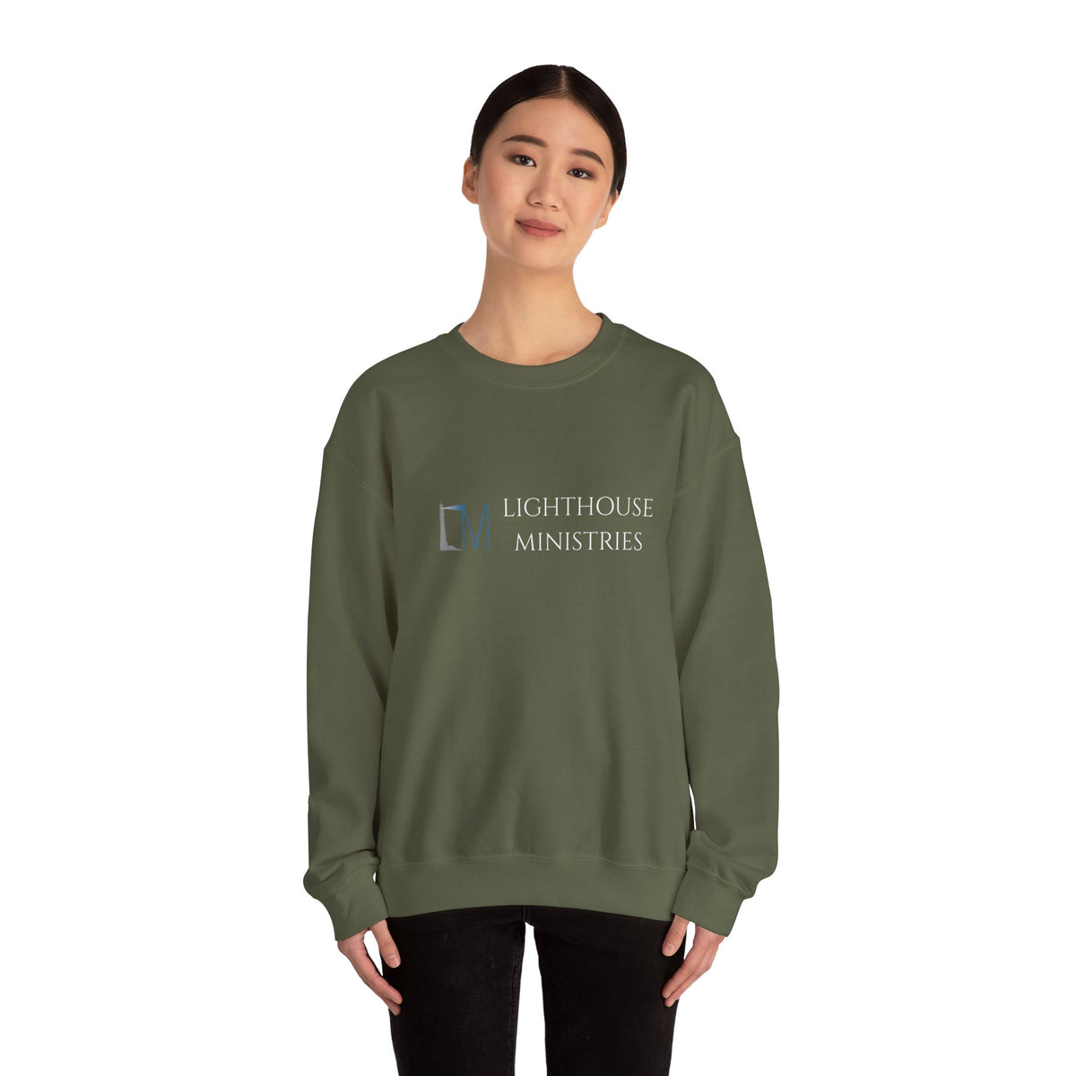 Lighthouse Ministries Crewneck Sweatshirt (light logo)