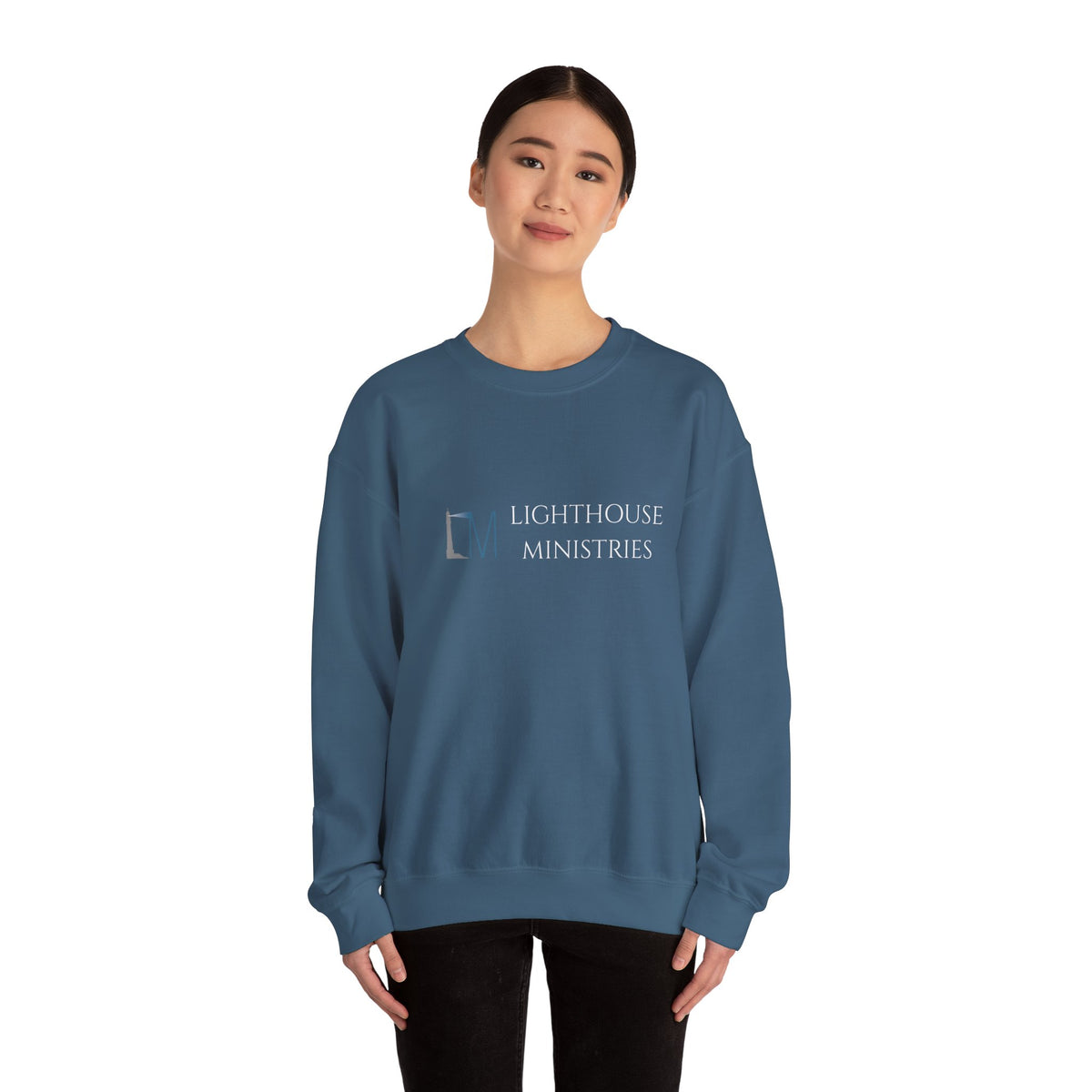 Lighthouse Ministries Crewneck Sweatshirt (light logo)