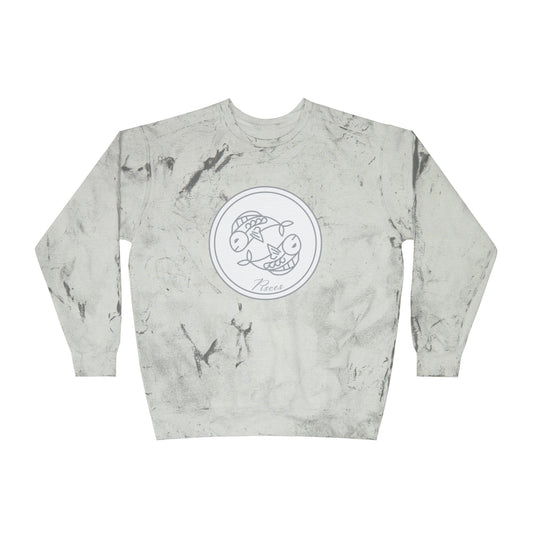 Pisces Fish Unisex Color Blast Crewneck Sweatshirt