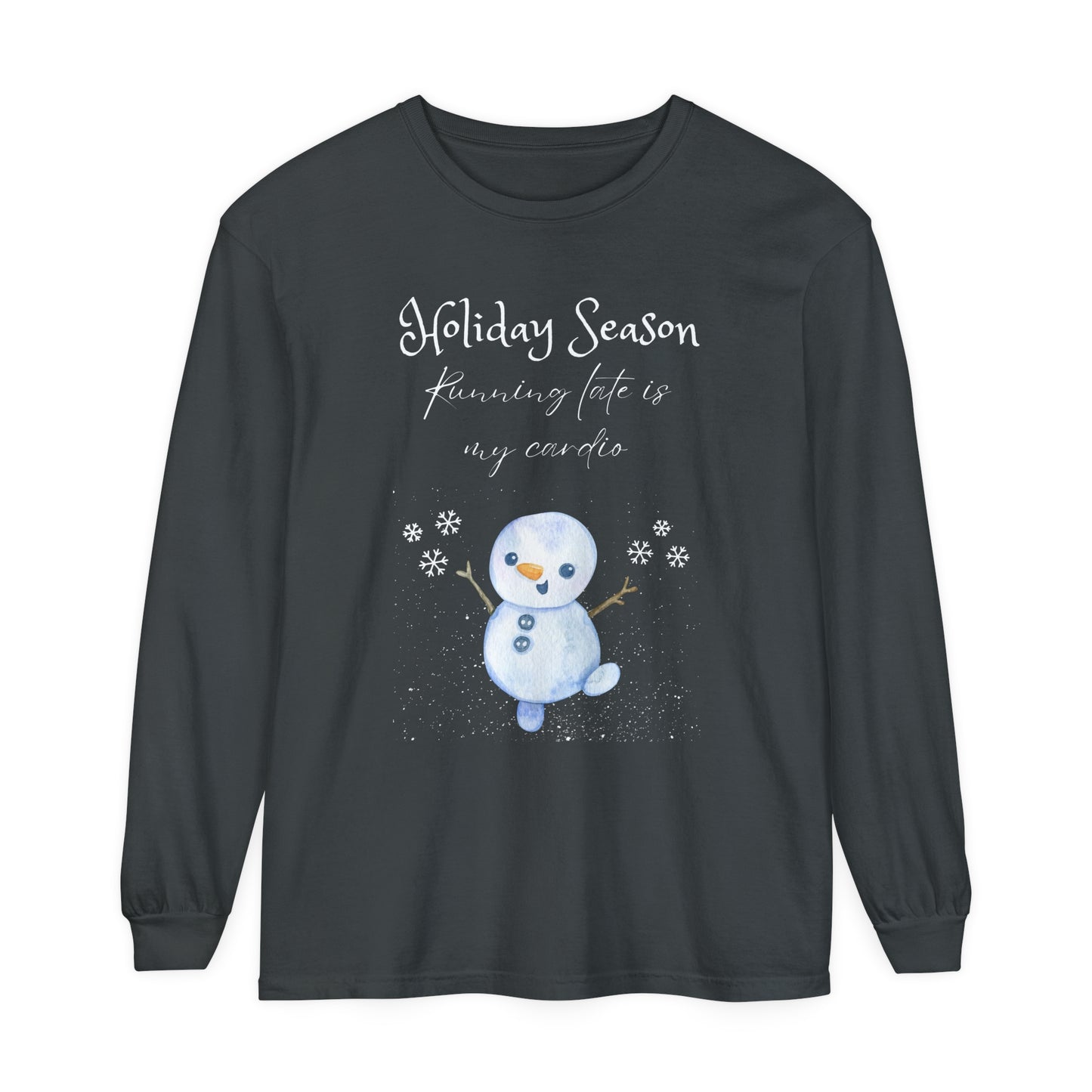 Holiday Season Running Late Unisex Long Sleeve T-Shirt