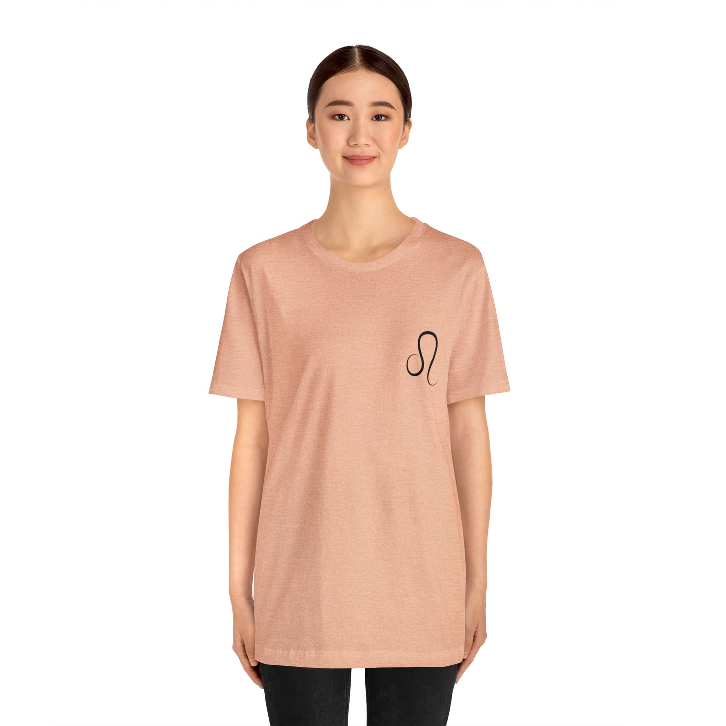 Leo Simple Unisex Jersey Short Sleeve Tee