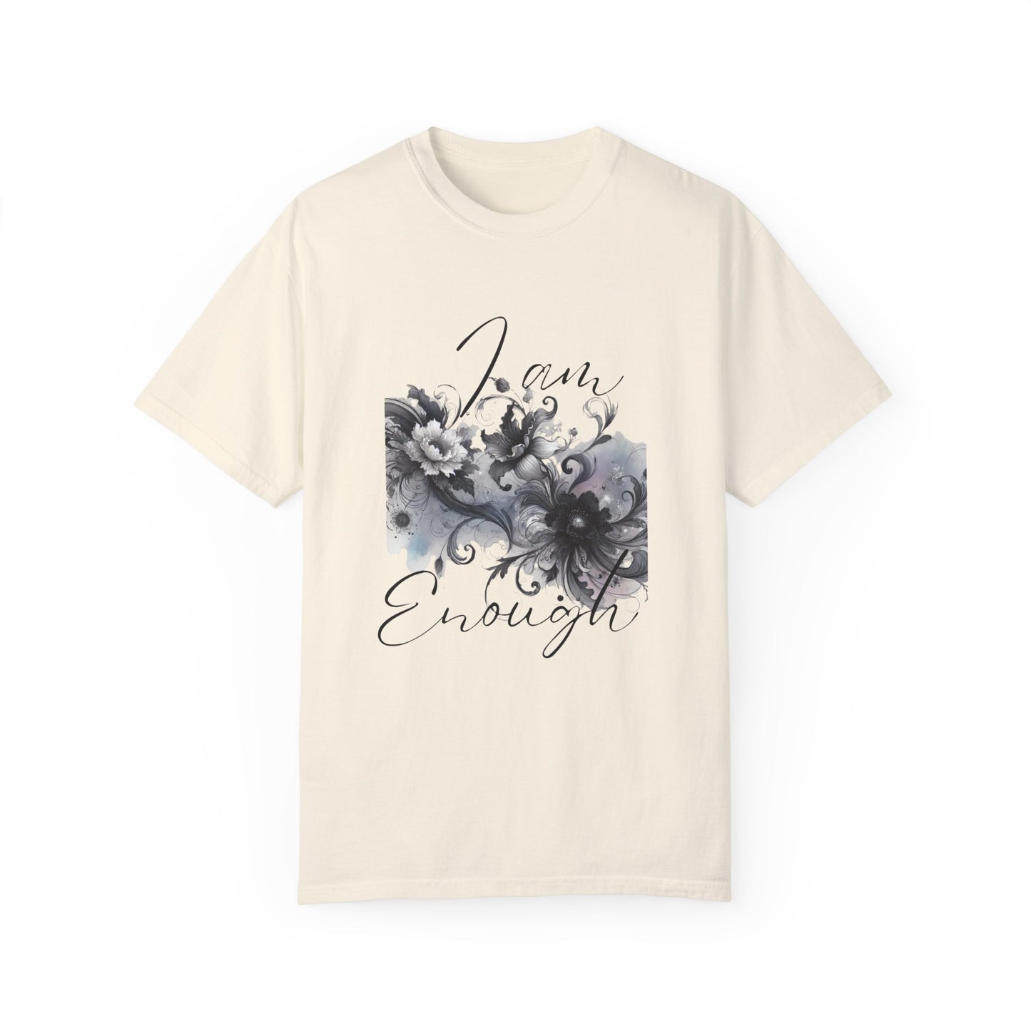 I Am Personalized Shirt Customizable 'I Am Enough' Tee Inspirational Design Affirmation T-Shirt