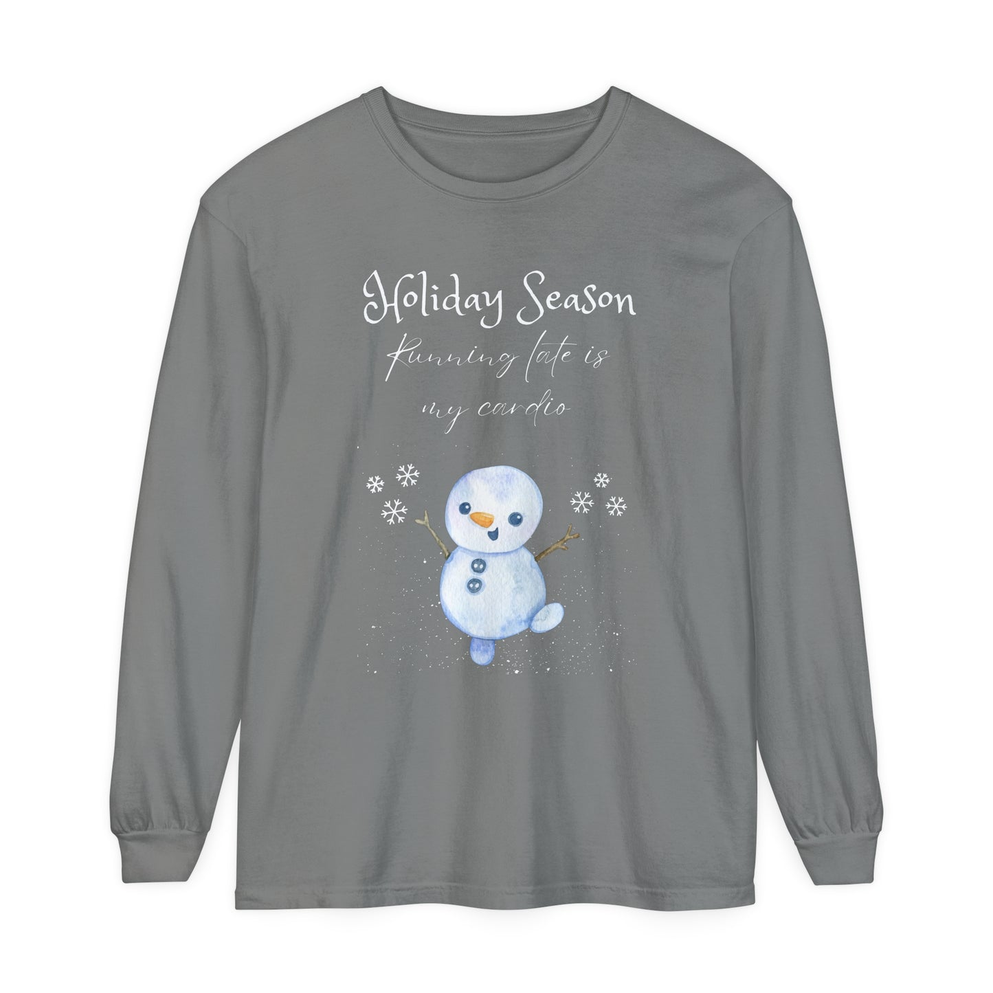 Holiday Season Running Late Unisex Long Sleeve T-Shirt