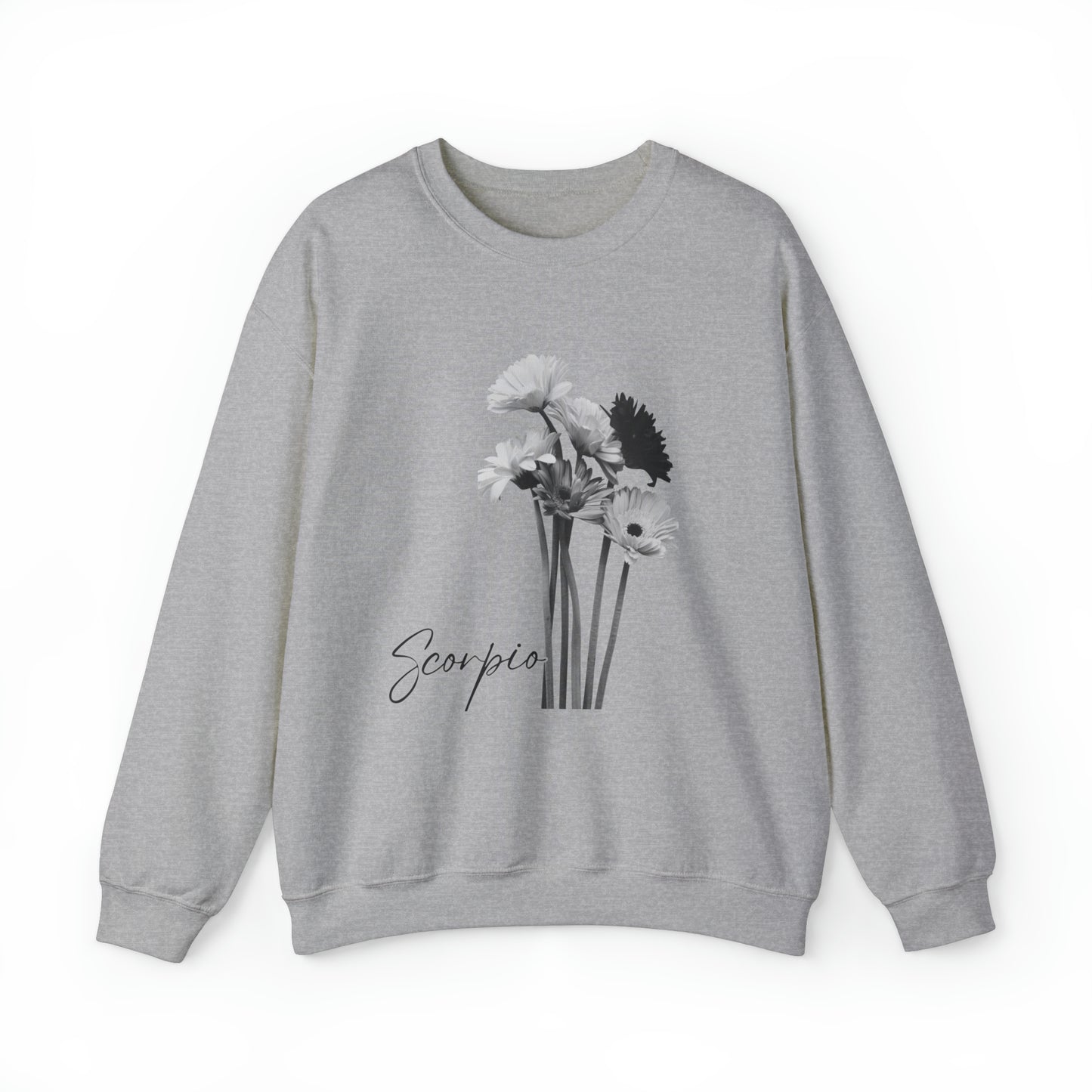 Scorpio Gerberas Unisex Heavy Blend Crewneck Sweatshirt