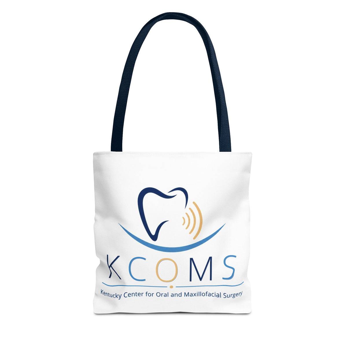 KCOMS Logo Tote Bag - Kentucky Center for Oral & Maxillofacial Surgery Branded Cotton Tote