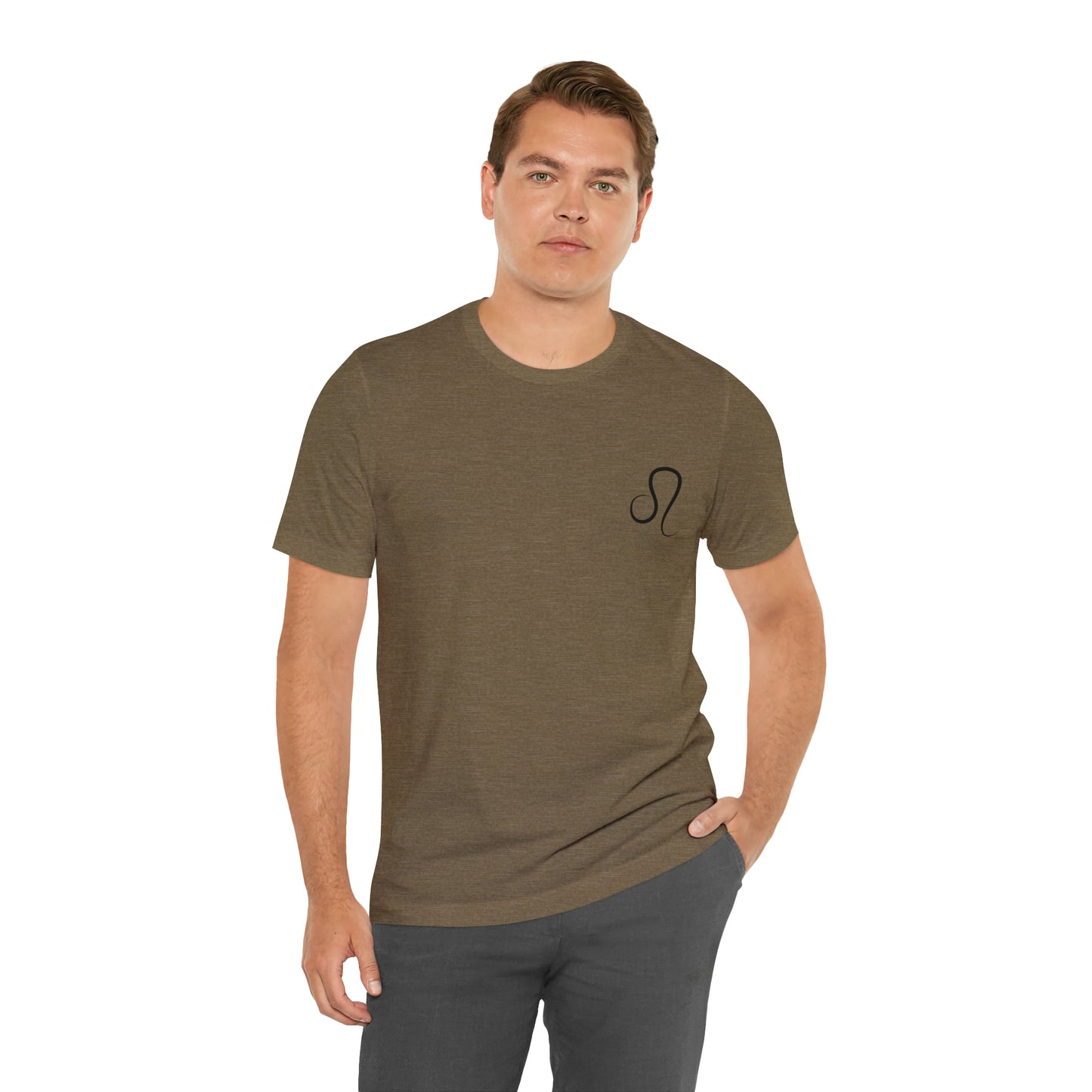 Leo Simple Unisex Jersey Short Sleeve Tee