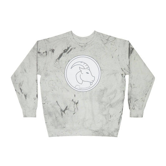 Capricorn Goat Unisex Color Blast Crewneck Sweatshirt