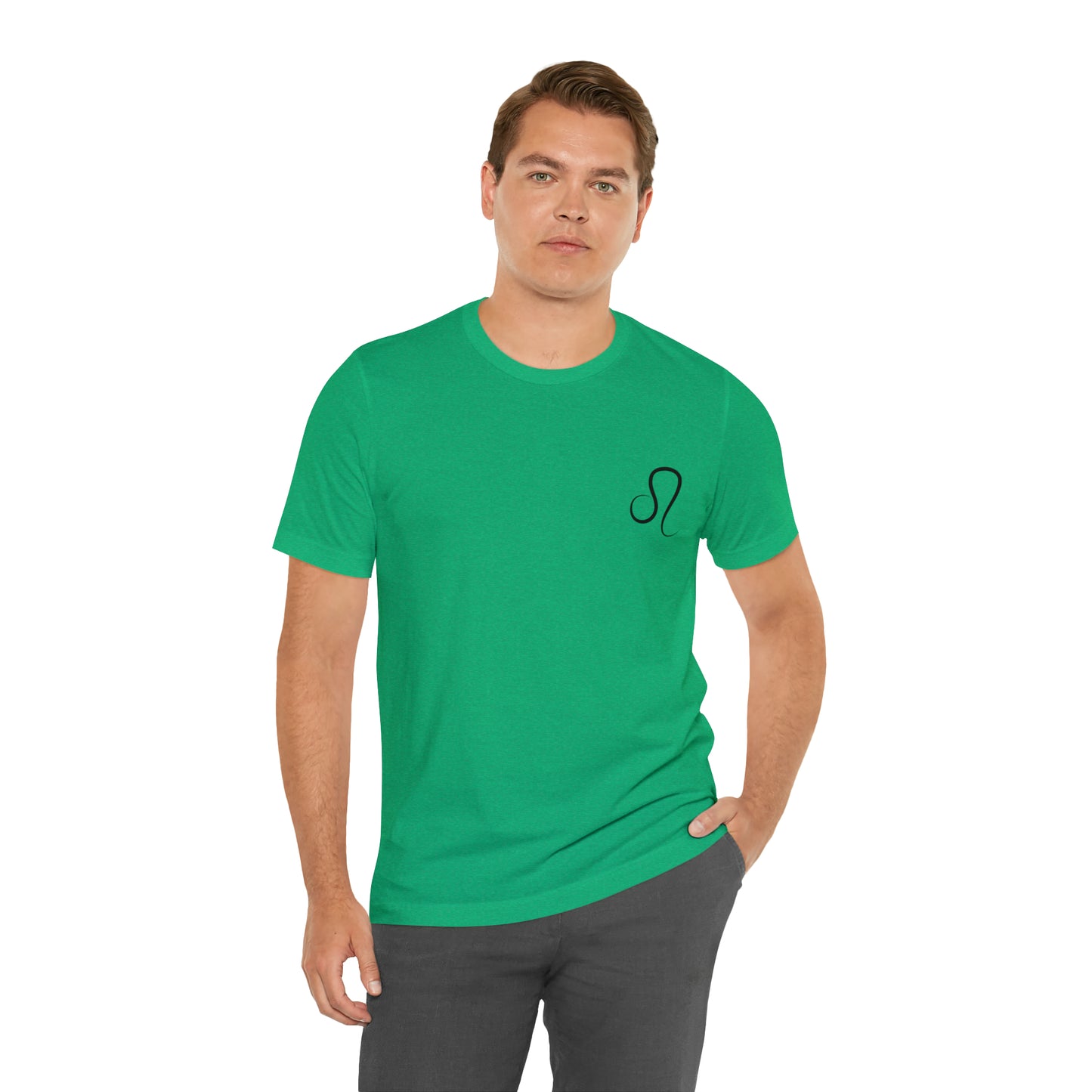 Leo Simple Unisex Jersey Short Sleeve Tee