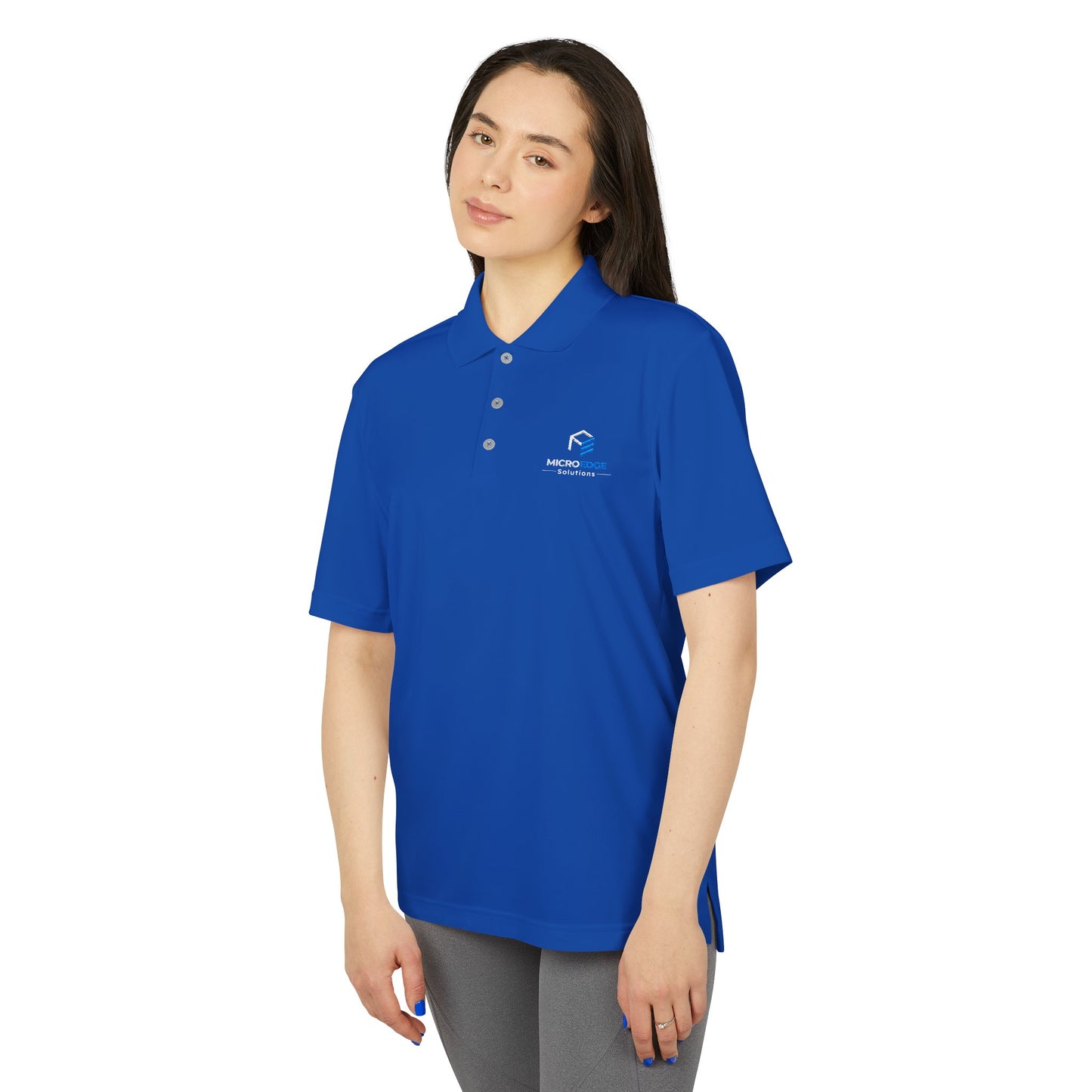 Adidas Performance Polo Shirt — White Logo