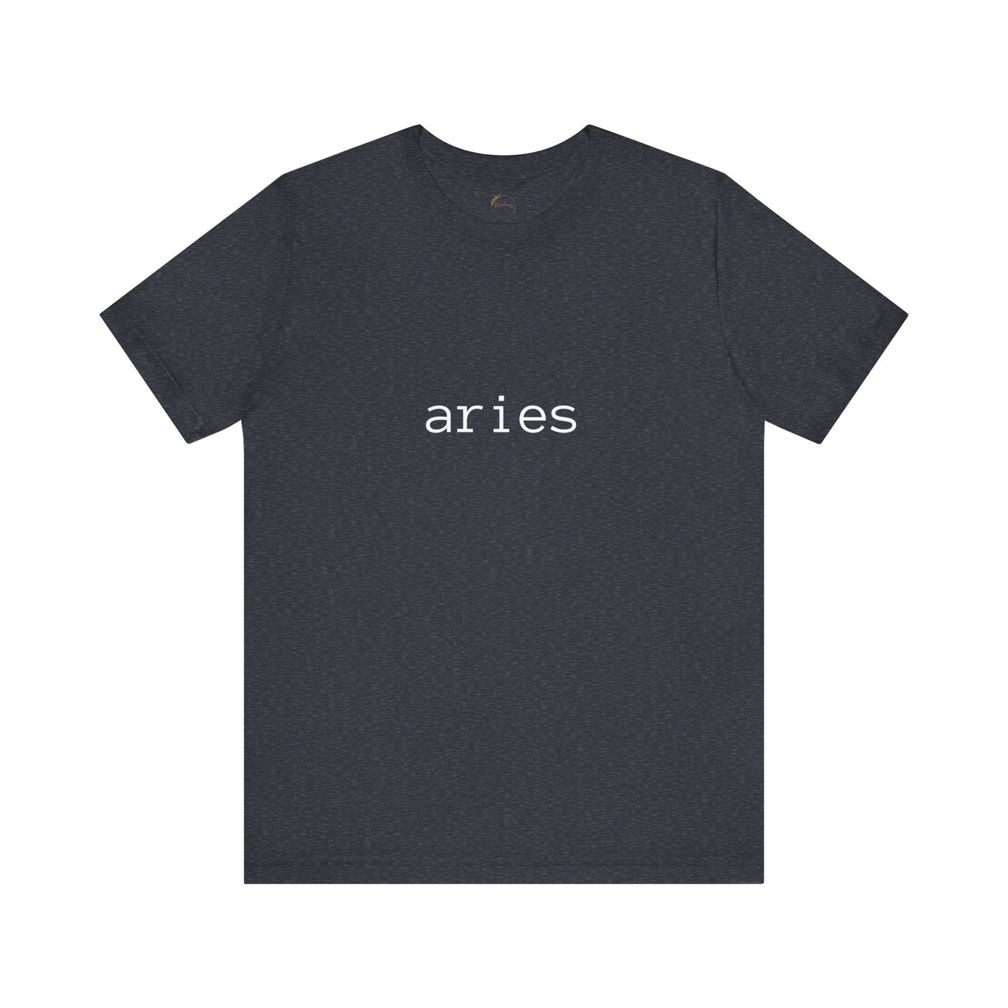 Aries Typewriter Zodiac Name T-Shirt