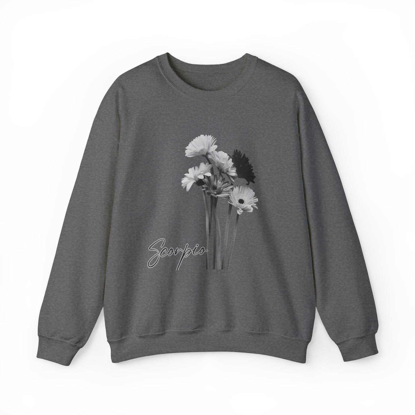 Scorpio Gerberas Unisex Heavy Blend Crewneck Sweatshirt