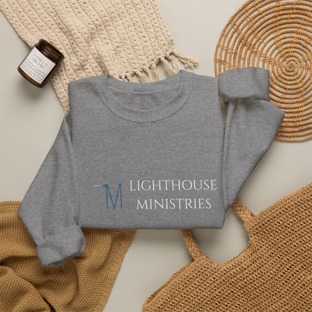 Lighthouse Ministries Crewneck Sweatshirt (light logo)