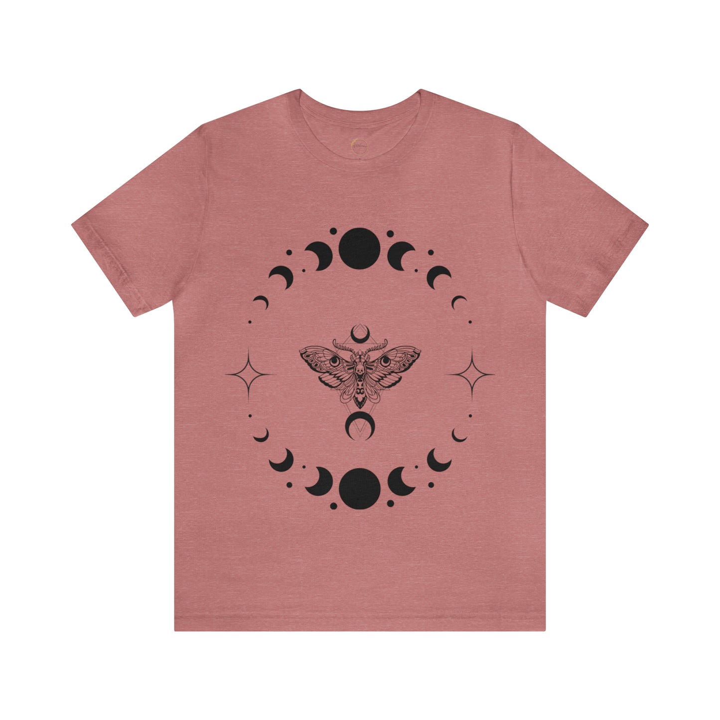 Moth Soar at Moon Unisex Jersey Short Sleeve Tee