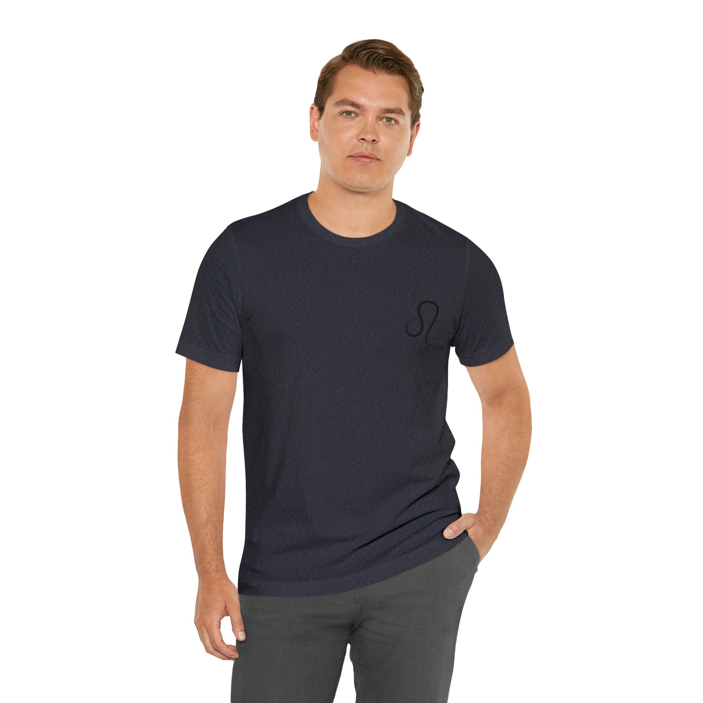 Leo Simple Unisex Jersey Short Sleeve Tee