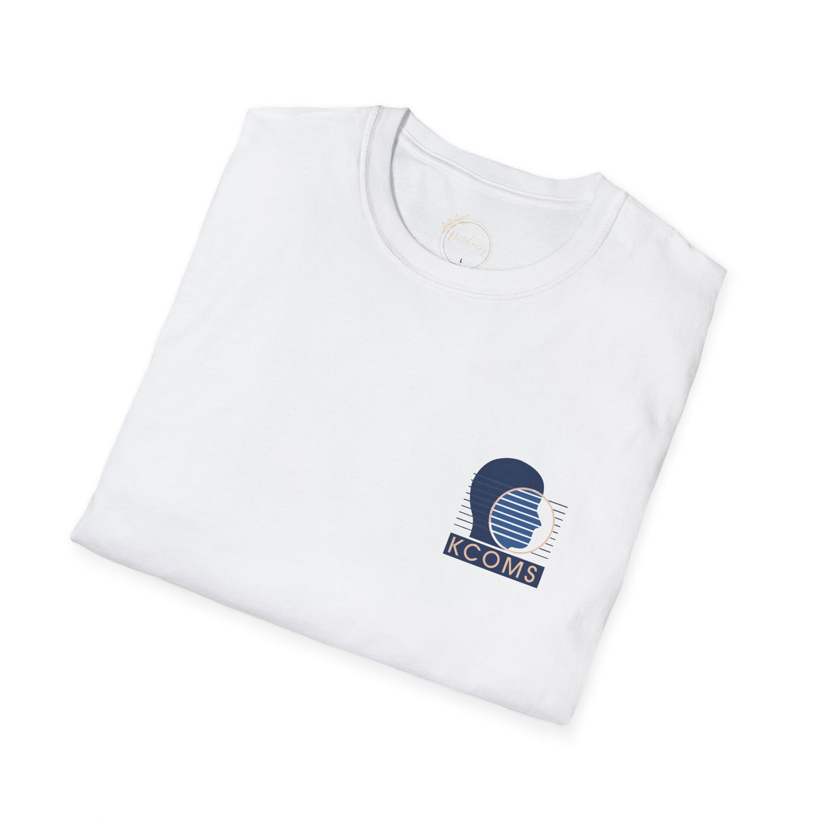 KCOMS Retro Surf Badge T-Shirt — 'Seas the Day' Coastal Graphic Tee