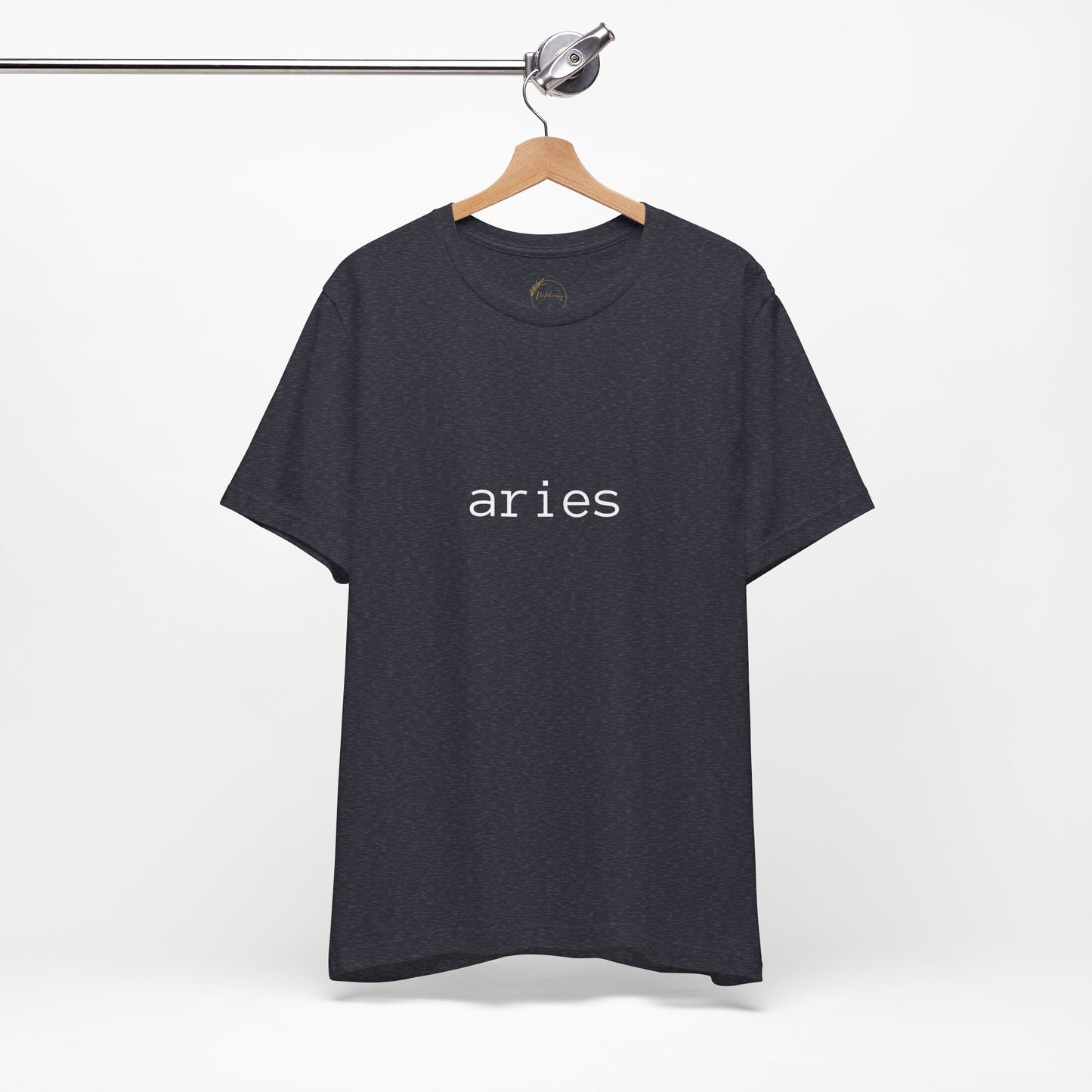 Aries Typewriter Zodiac Name T-Shirt