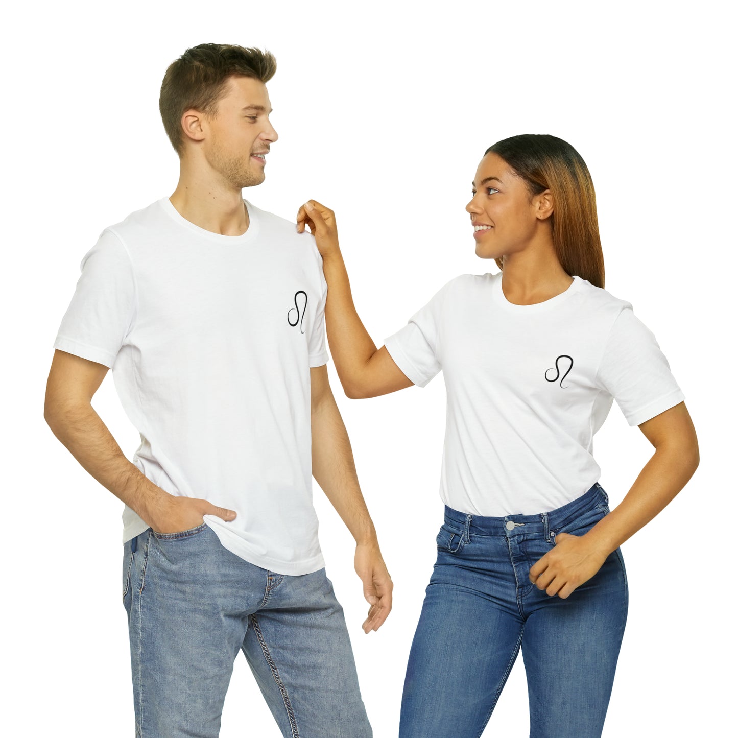 Leo Simple Unisex Jersey Short Sleeve Tee