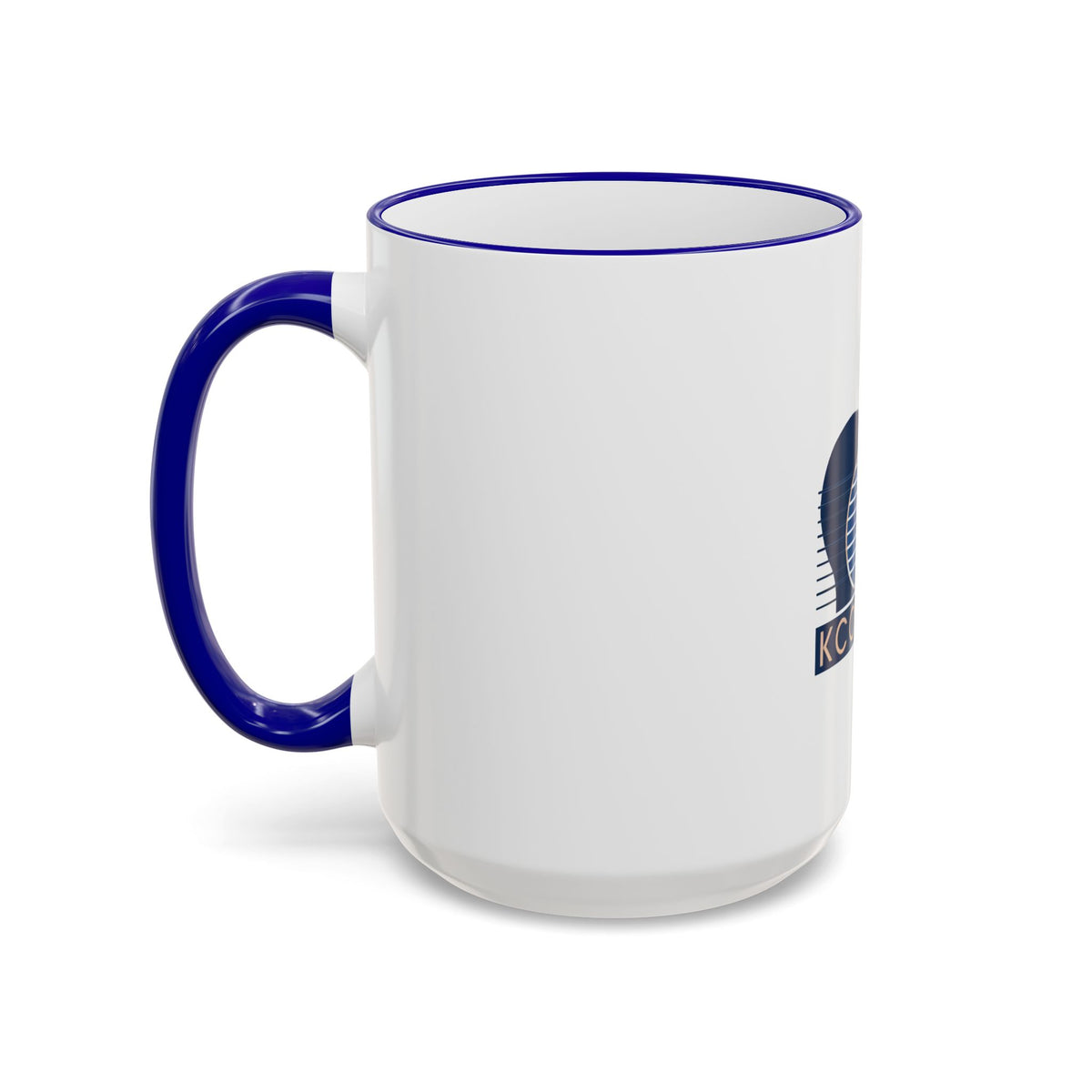 KCOMS Retro Wave Accent Rim & Handle Mug (11oz, 15oz)