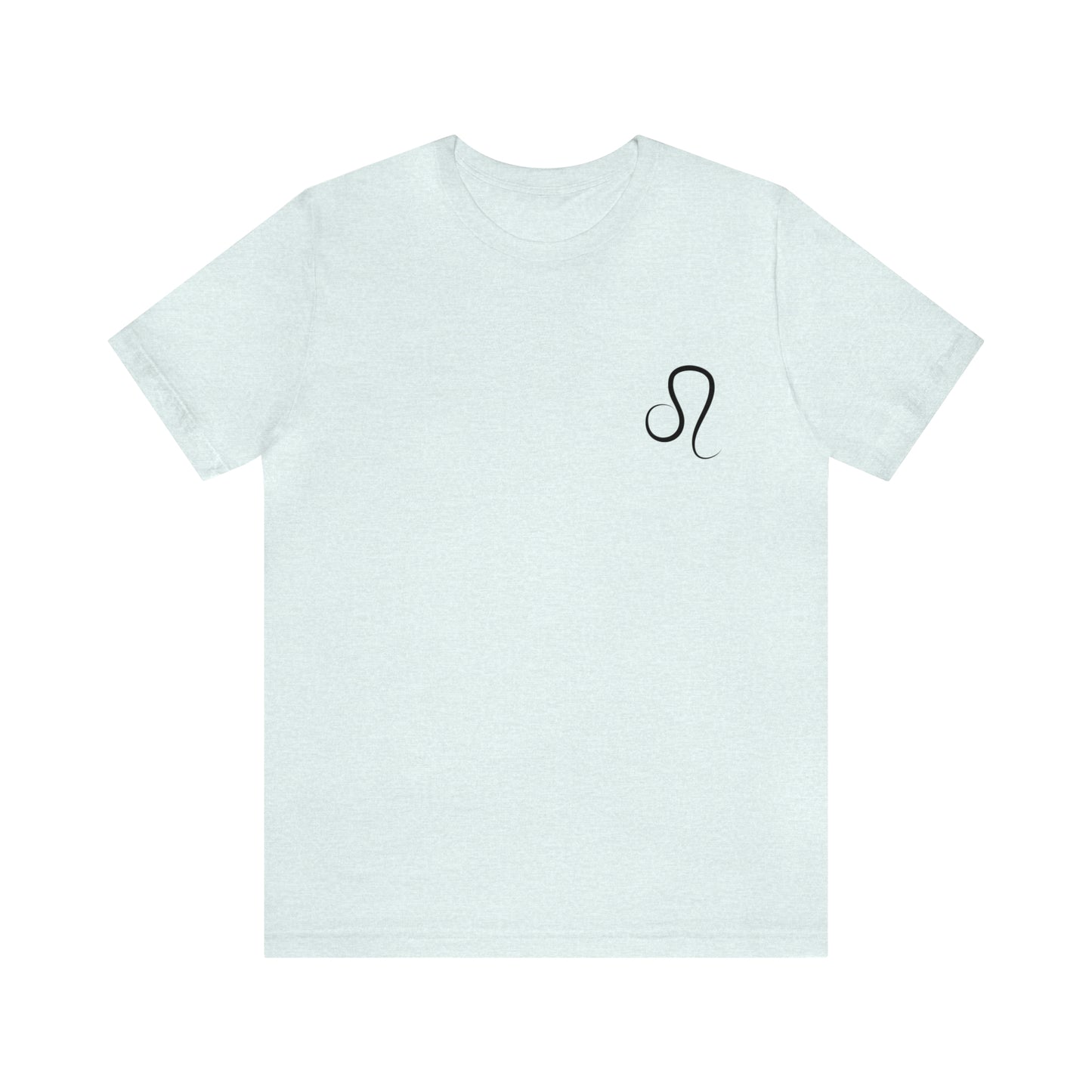 Leo Simple Unisex Jersey Short Sleeve Tee