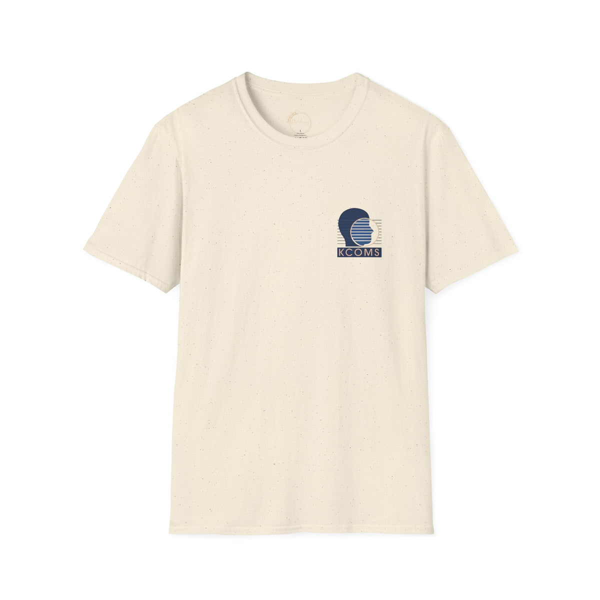 KCOMS Retro Surf Badge T-Shirt — 'Seas the Day' Coastal Graphic Tee